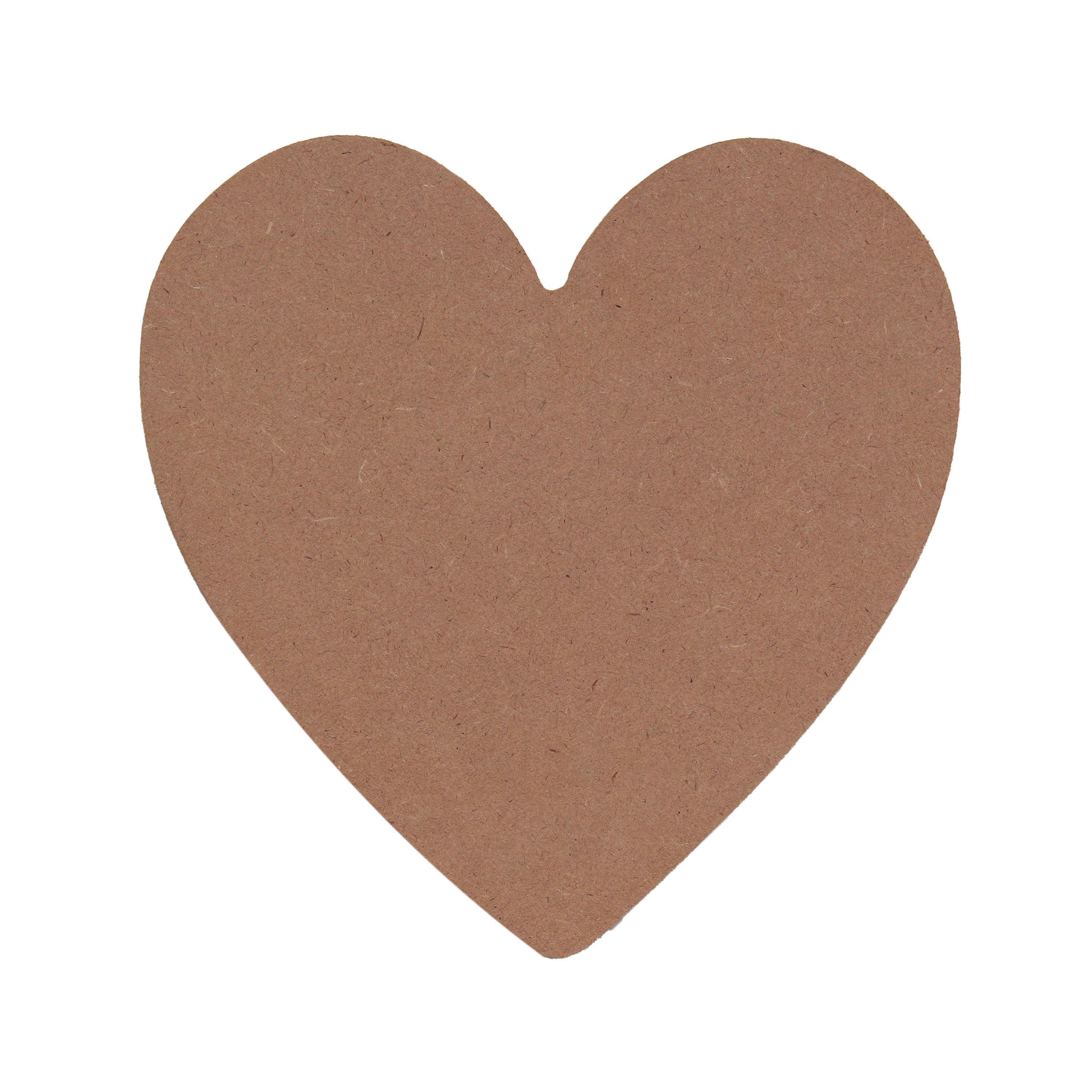 MDF Blank Heart 6 X 6Inch 5.5Mm Thick 1Pc Lb
