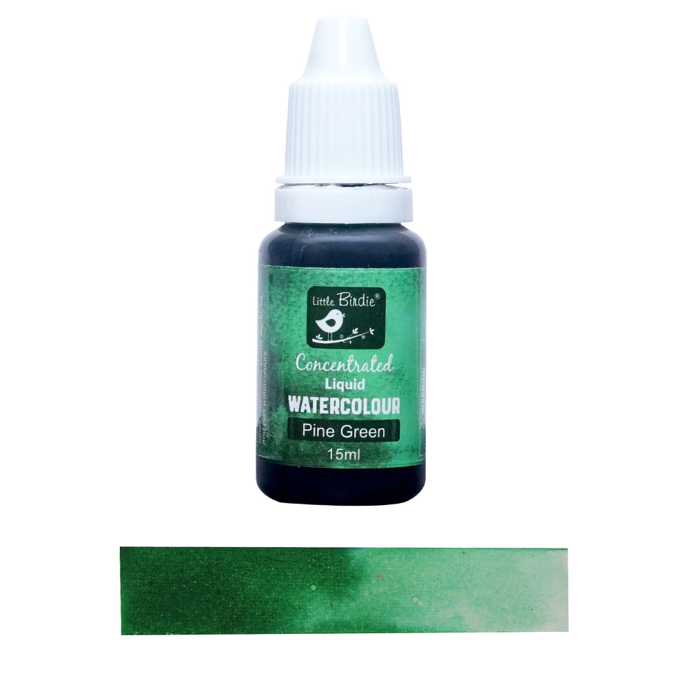 Concentrated Liquid Watercolour Ink Pine Green 15Ml