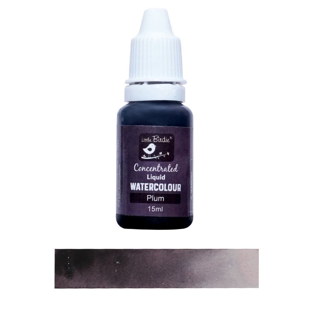 Concentrated Liquid Watercolour Ink plum 15Ml