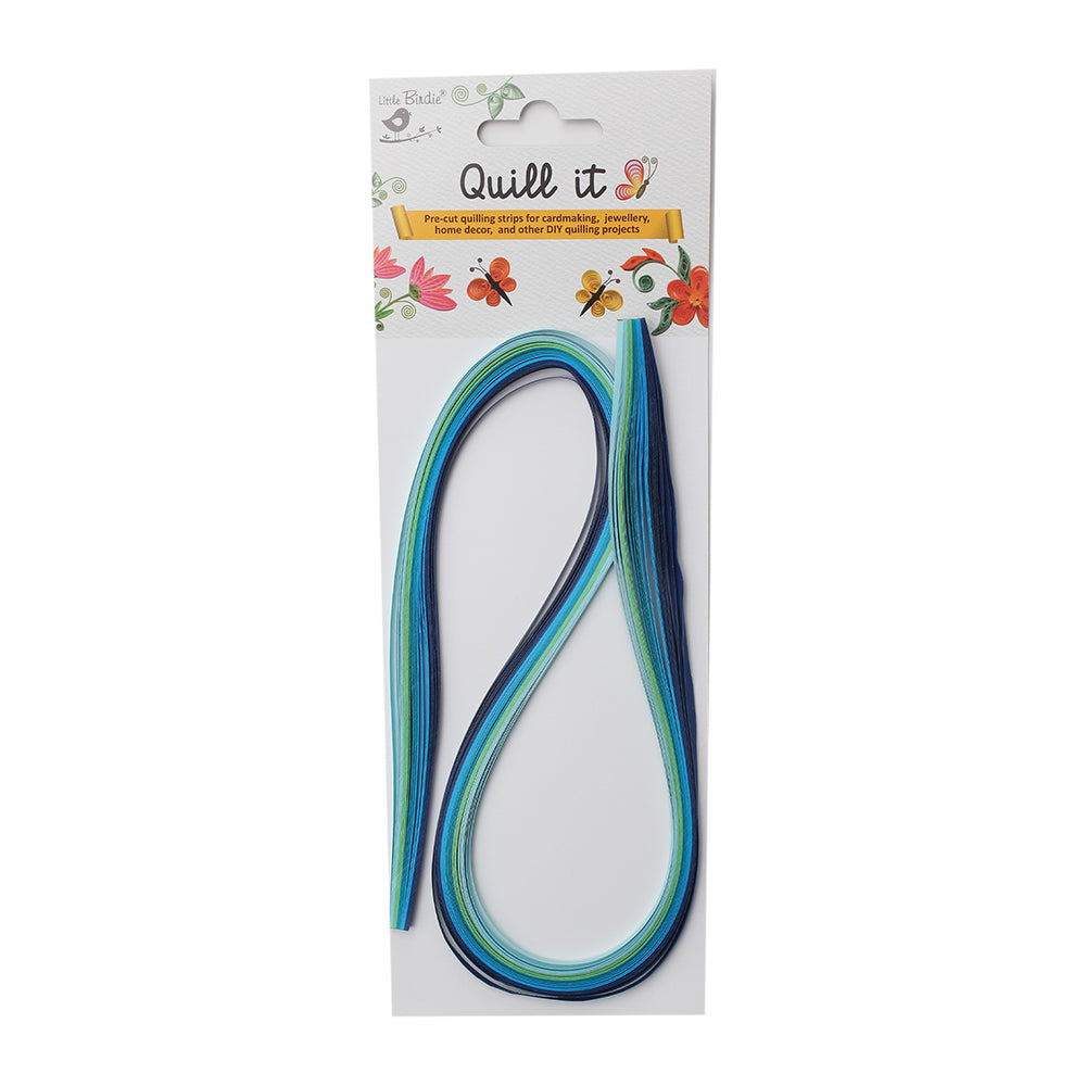 Qulling Strips 21Inch X 3Mm Mediterranean Sea 50Strips