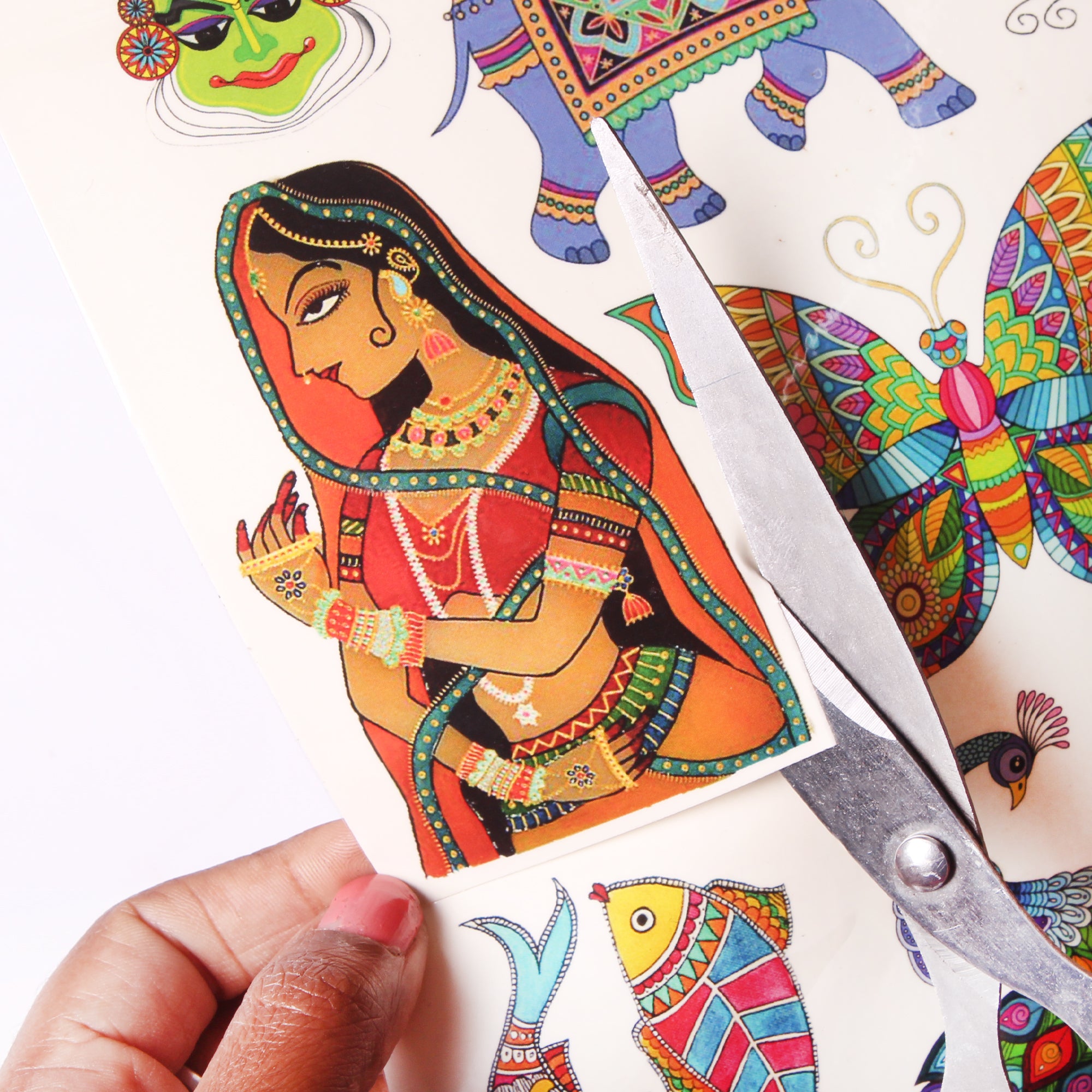 Deco Transfer Sheet Indie Elements 10inch X 7.5inch 1pc