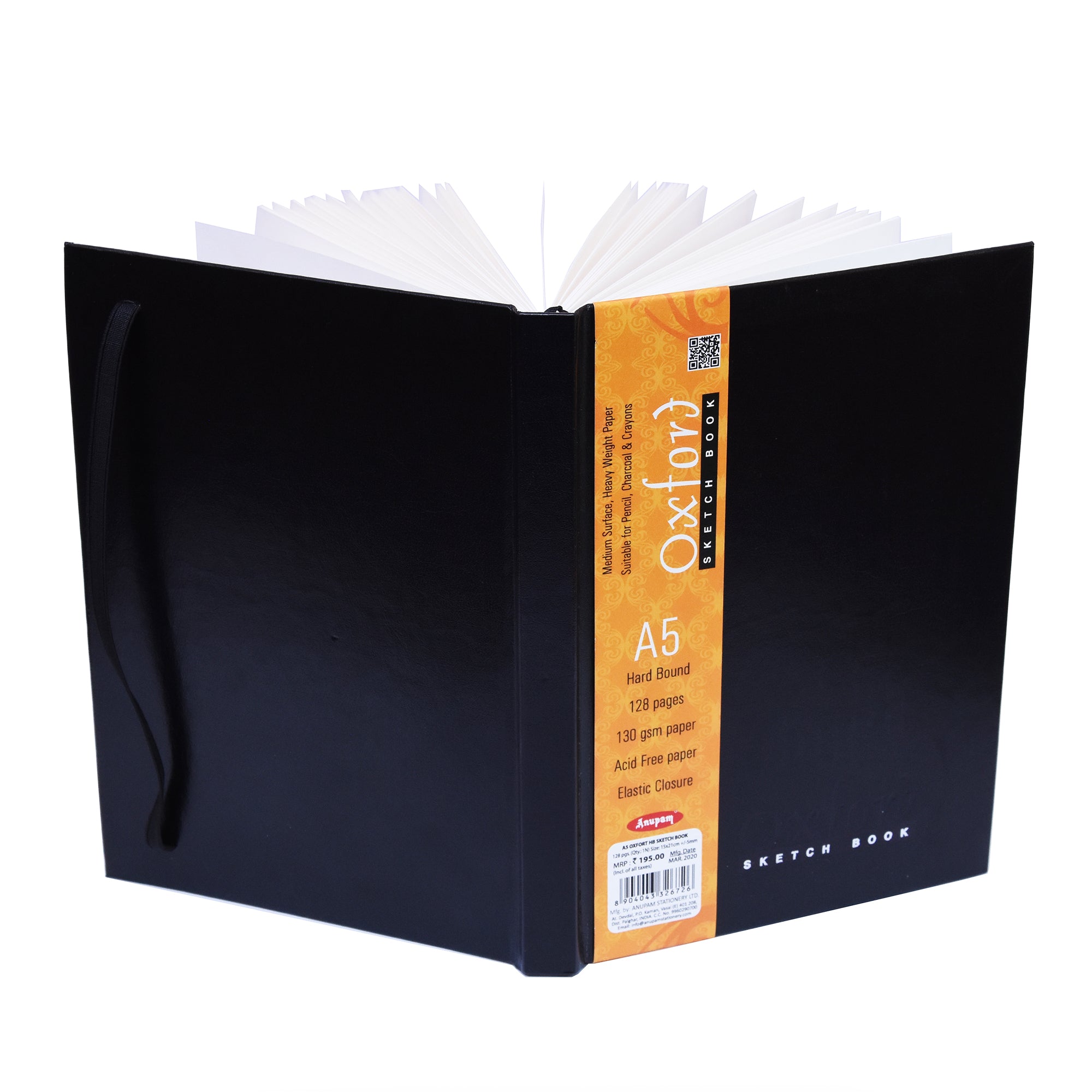 Oxford Sketch Drawing Book Hard Bound A5 140Gsm 124Pages An