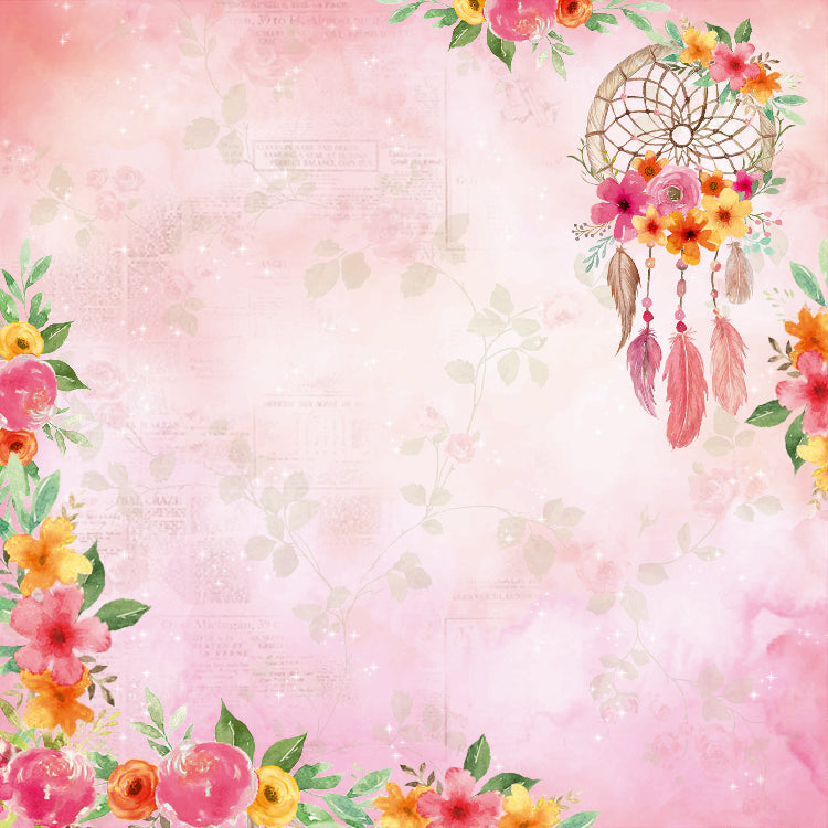 Paper Pack 6In X 6In 12Desx2 Boho Vibes(Dreams) 24Sheet Lb