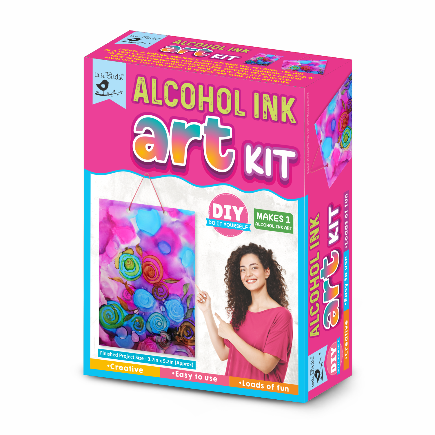 Diy Alcohol Ink Art Kit 1 Box