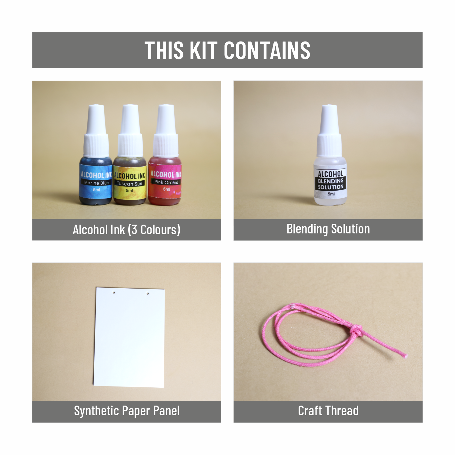 Diy Alcohol Ink Art Kit 1 Box