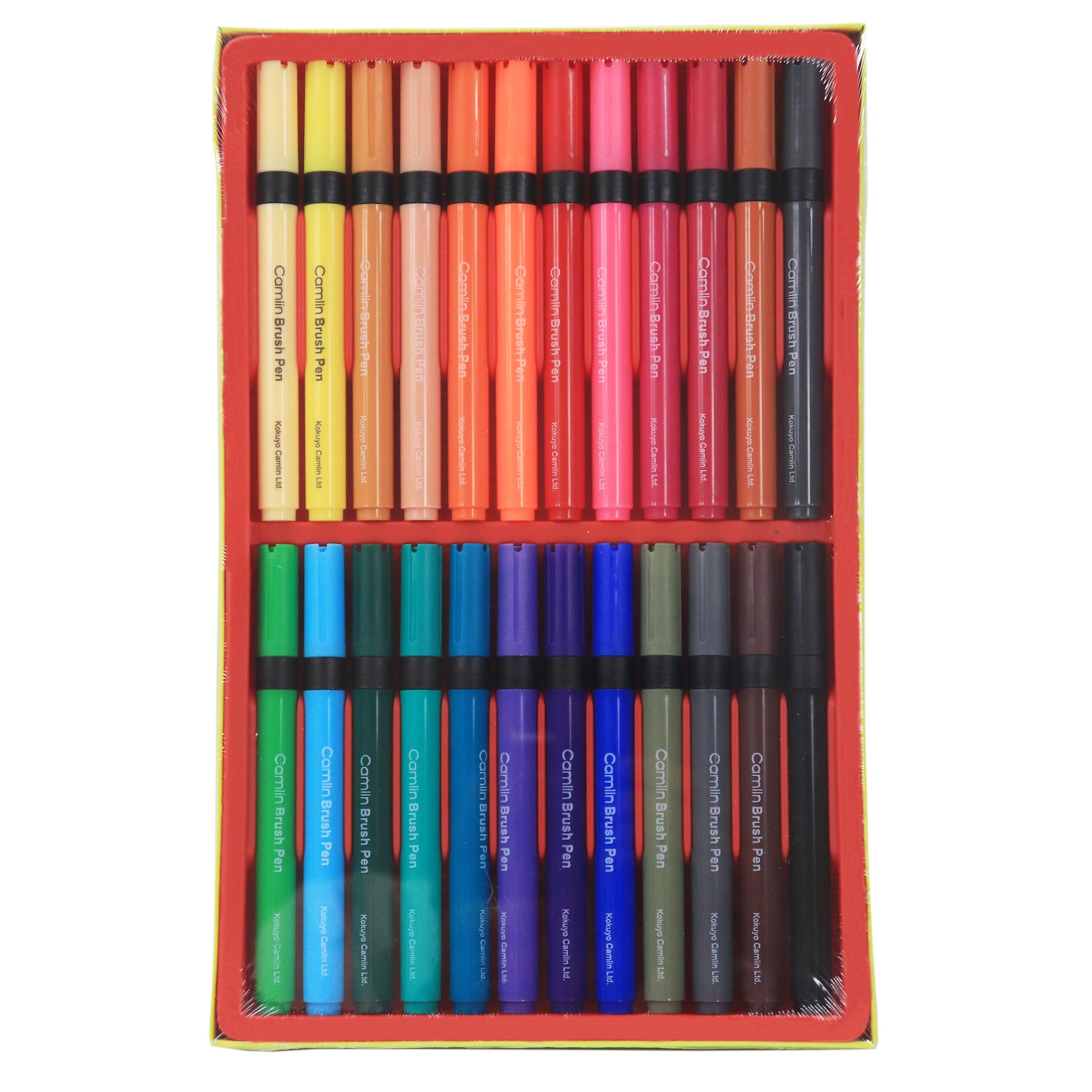 Brush Pens 24 Shades 1Pk Blister Camlin