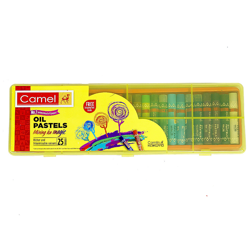 Buy Camlin Oil Pastel 25 Shades 1 Pc Online at the Best Price of Rs 119 -  bigbasket