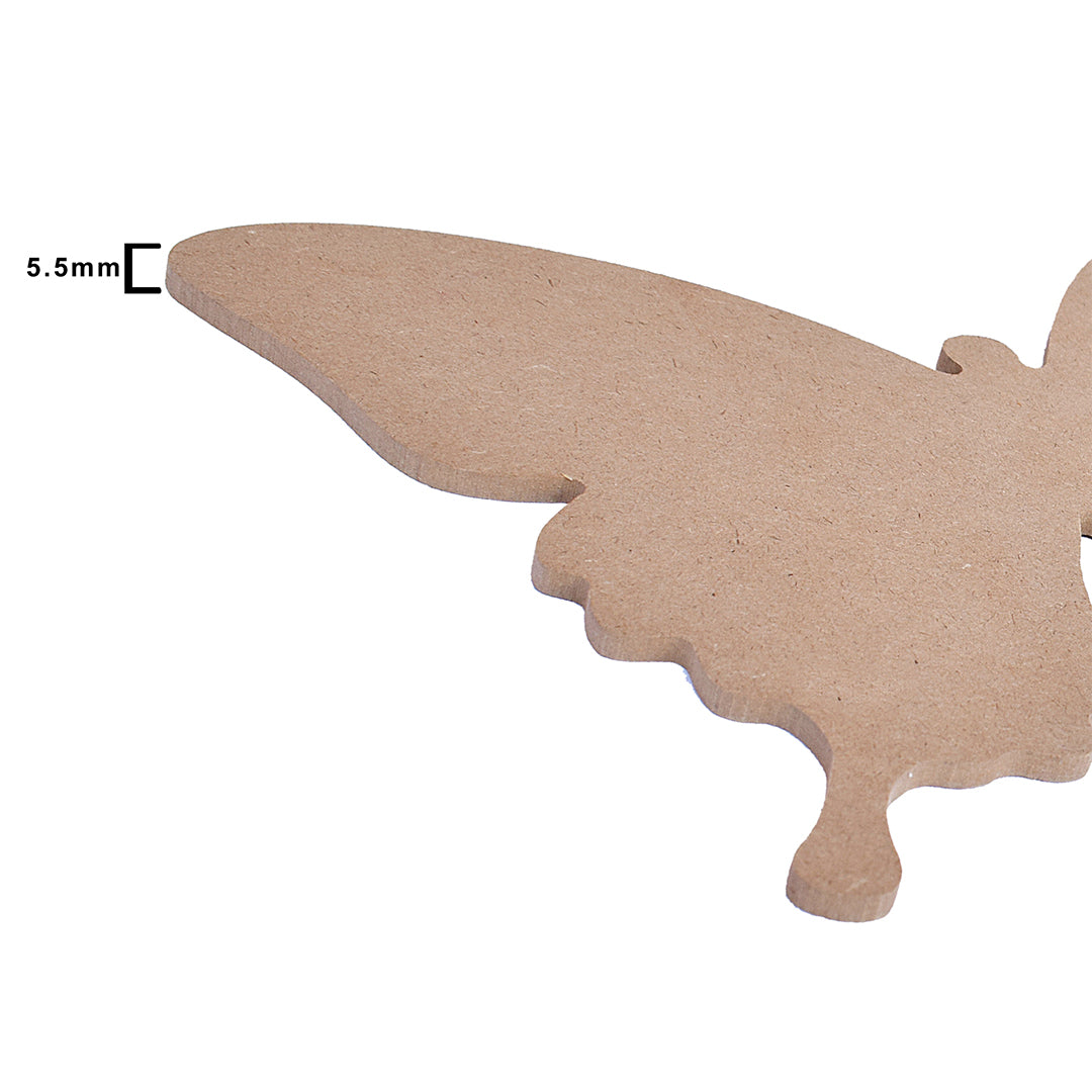 MDF Butterfly W12 X H8.5Inch 5.5Mm Thick 1Pc Lb