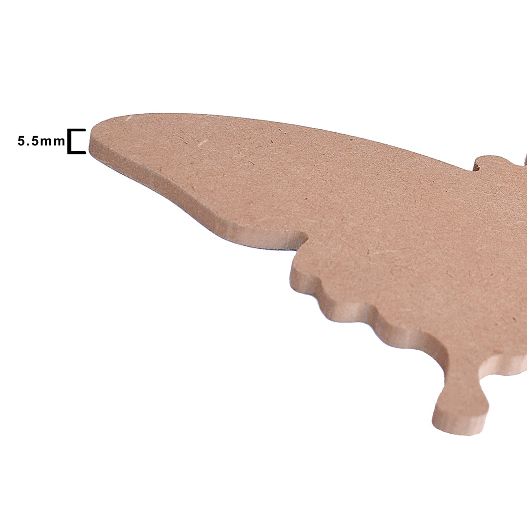 MDF Butterfly W8.5 X H6Inch 5.5Mm Thick 1Pc Lb