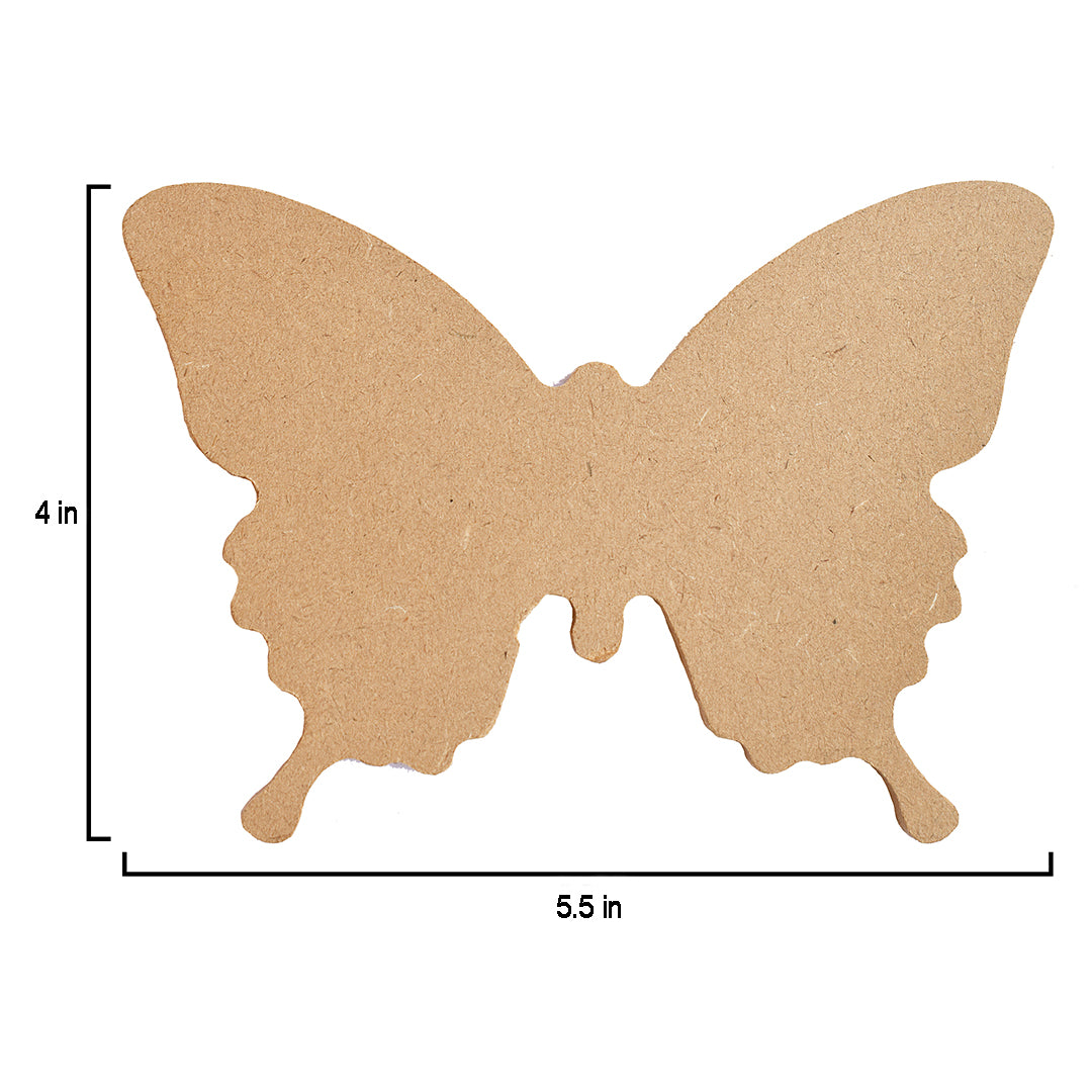 MDF Butterfly W5.5 X H3.75Inch 5.5Mm Thick 1Pc Lb