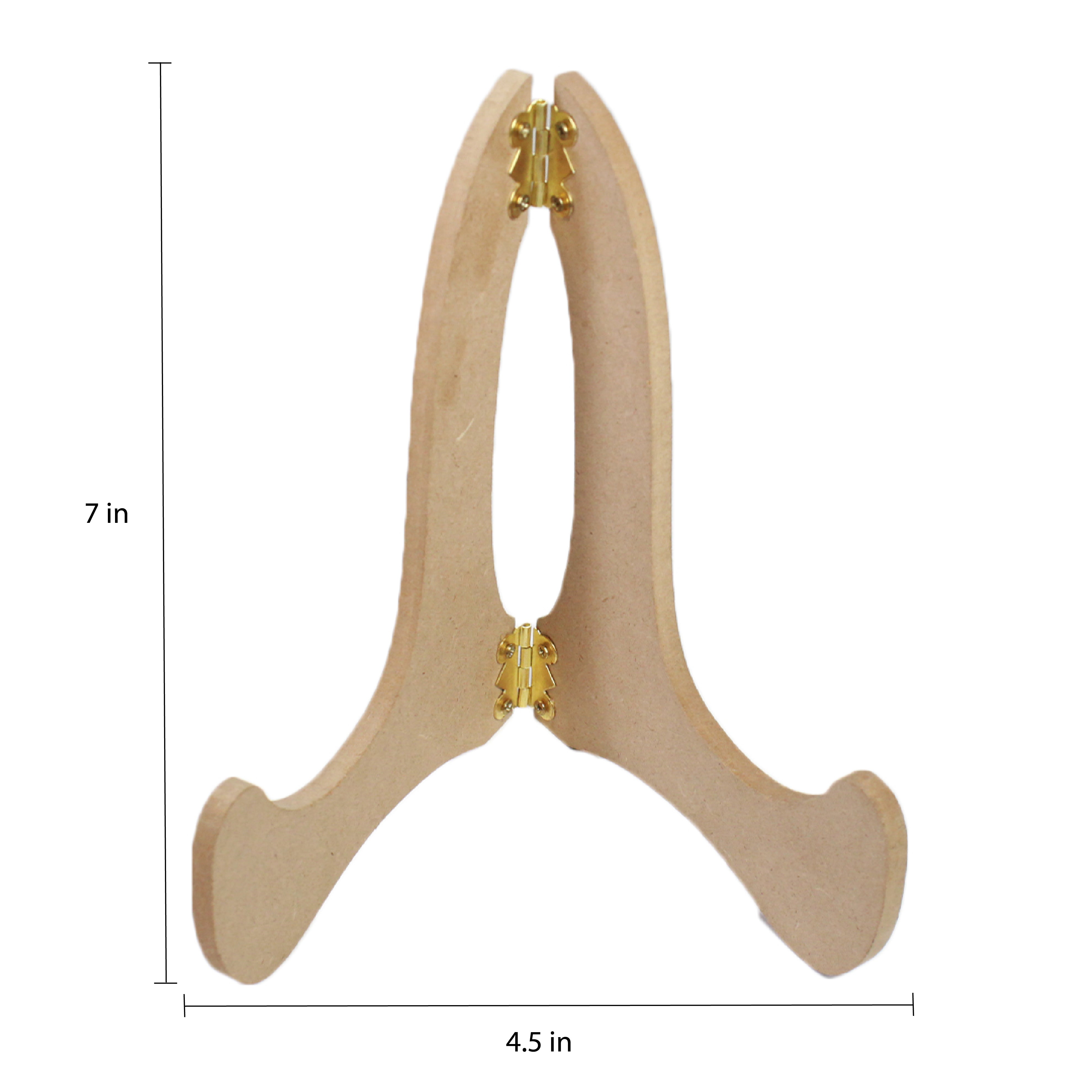 MDF Display Easel Stand W7 X H7 X D3Inch 5.5Mm Thick 1Pc Lb