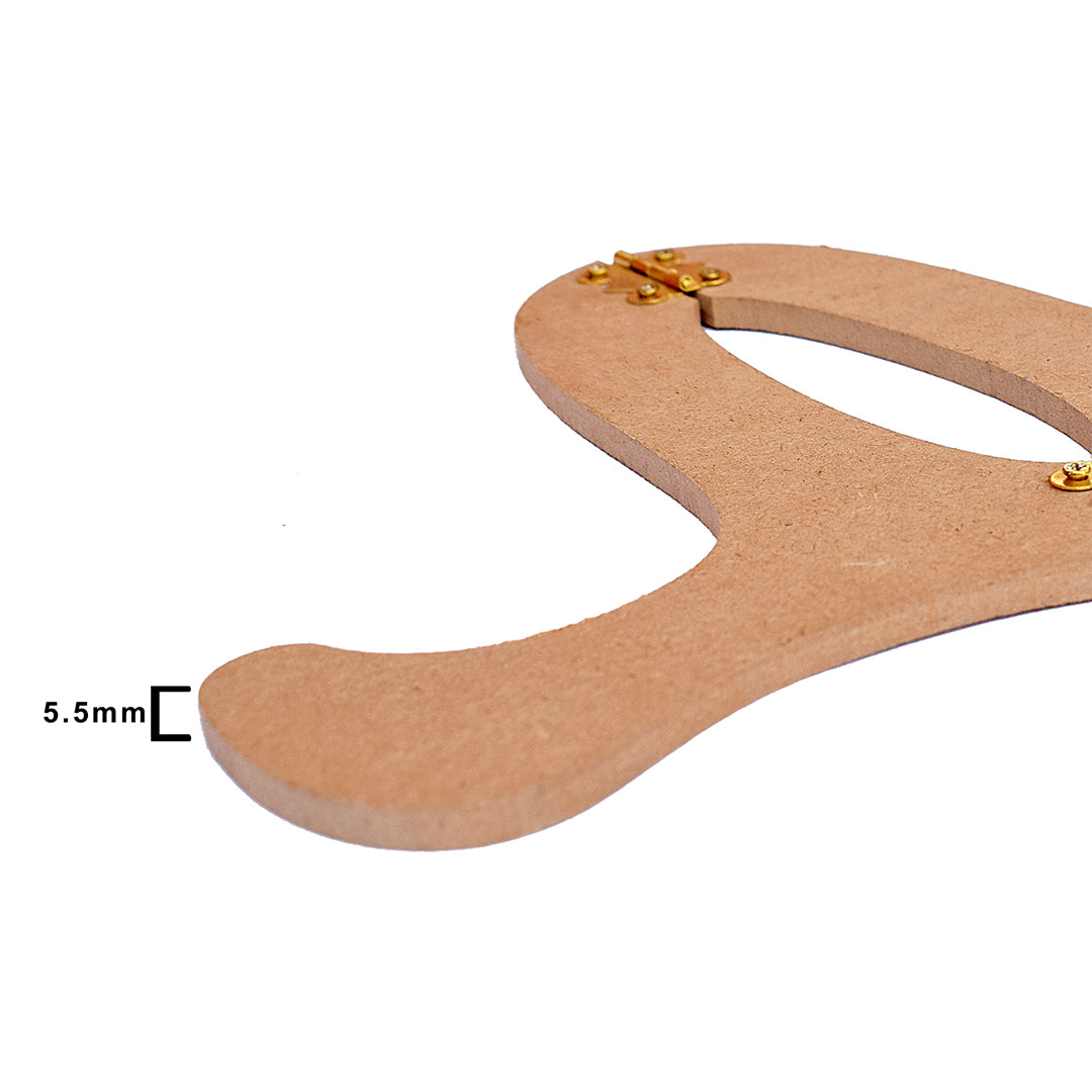 MDF Display Easel Stand W7 X H7 X D3Inch 5.5Mm Thick 1Pc Lb