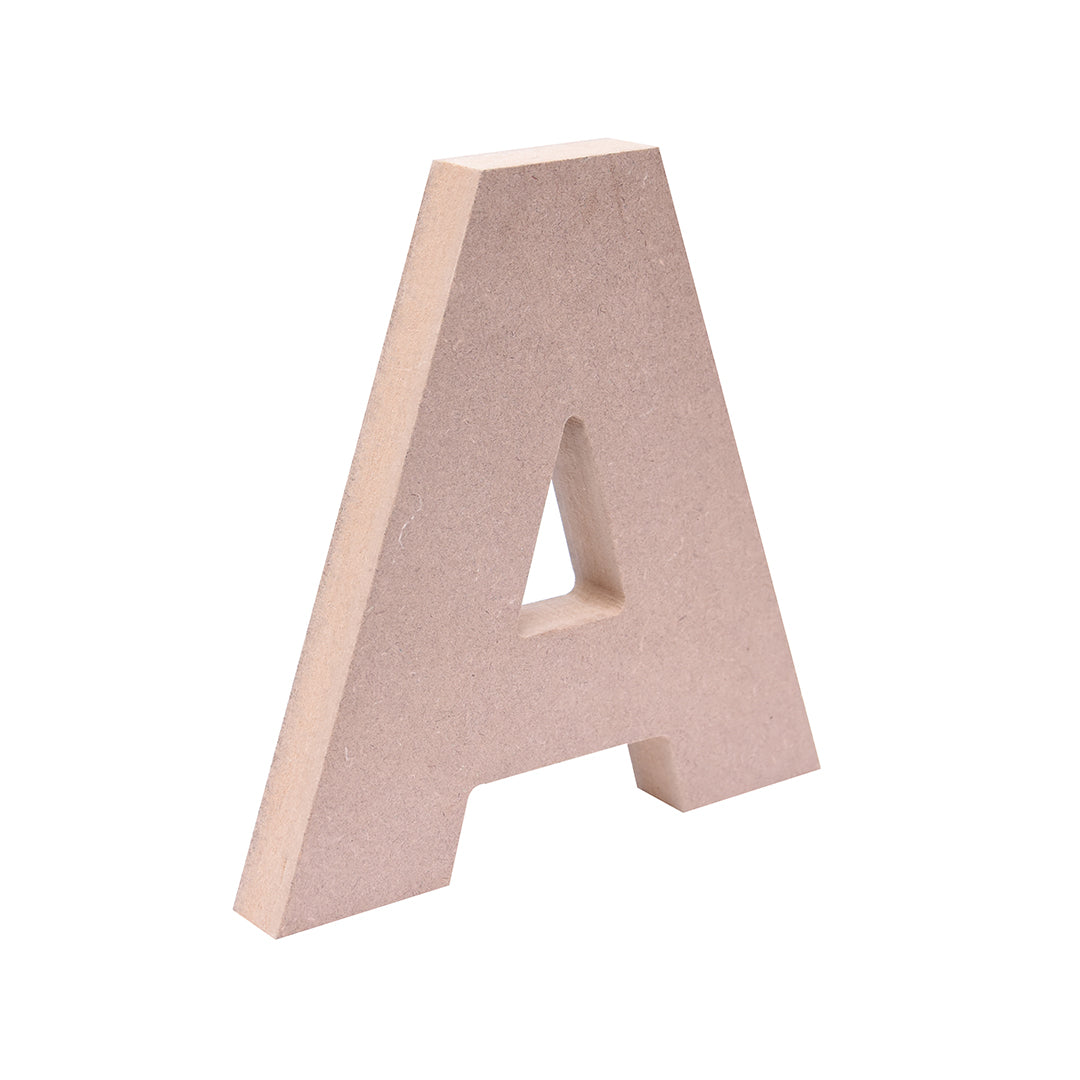MDF Alphabet A W6 X H6Inch 18Mm Thick 1Pc Lb
