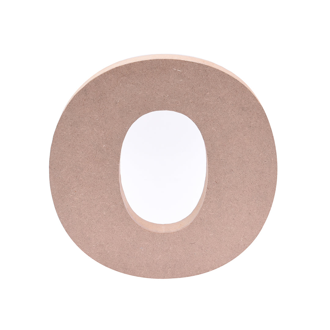 MDF Alphabet O W6 X H6Inch 18Mm Thick 1Pc Lb