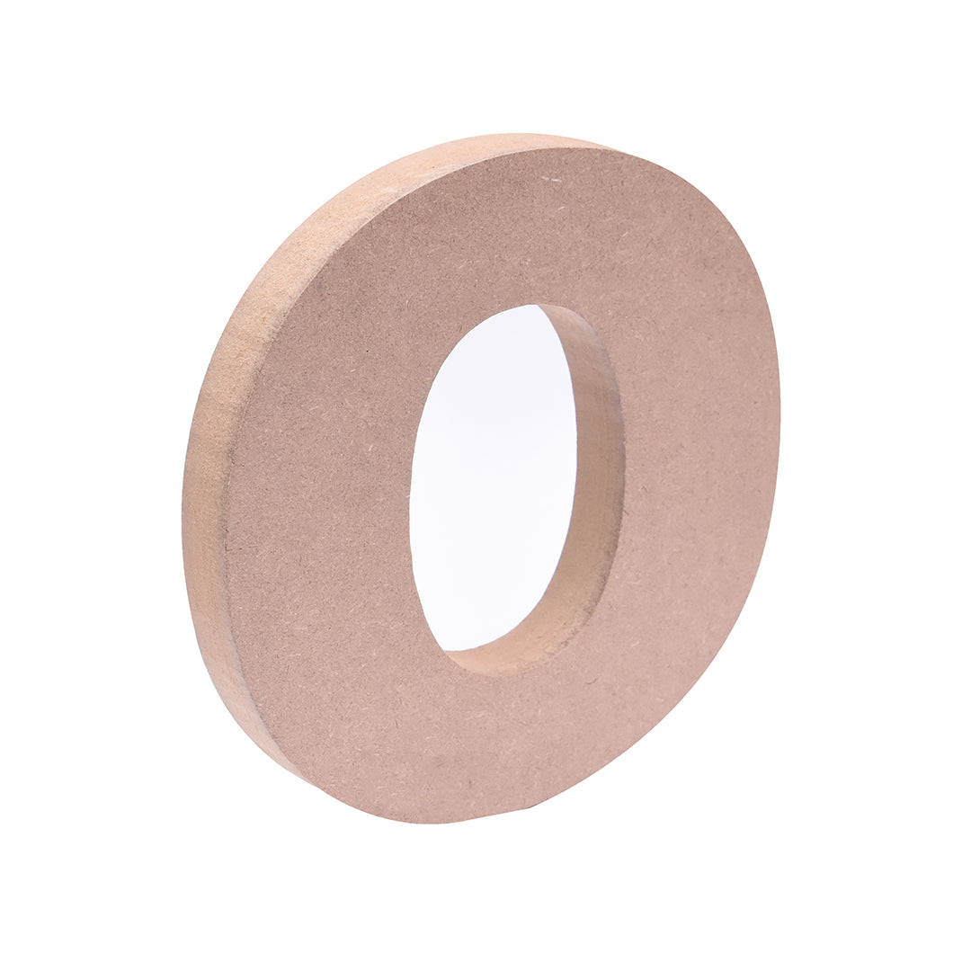 MDF Alphabet O W6 X H6Inch 18Mm Thick 1Pc Lb