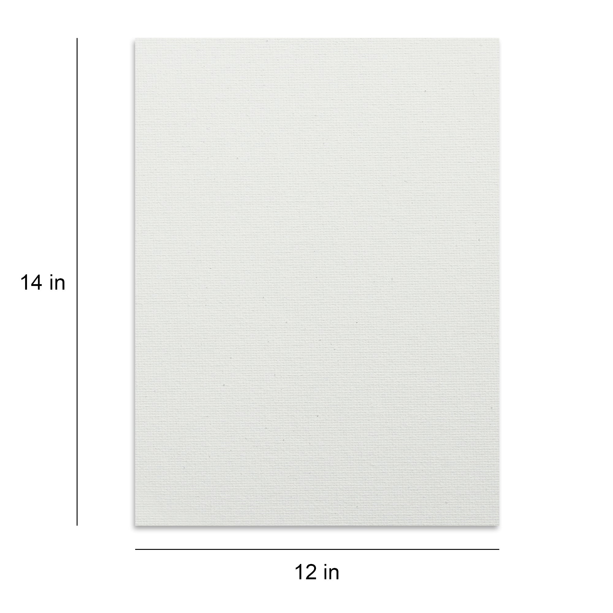 Canvas Board Rectangle 14 X 12Inch 230Gsm 2Mm Thick 4Pc Shrink Lb