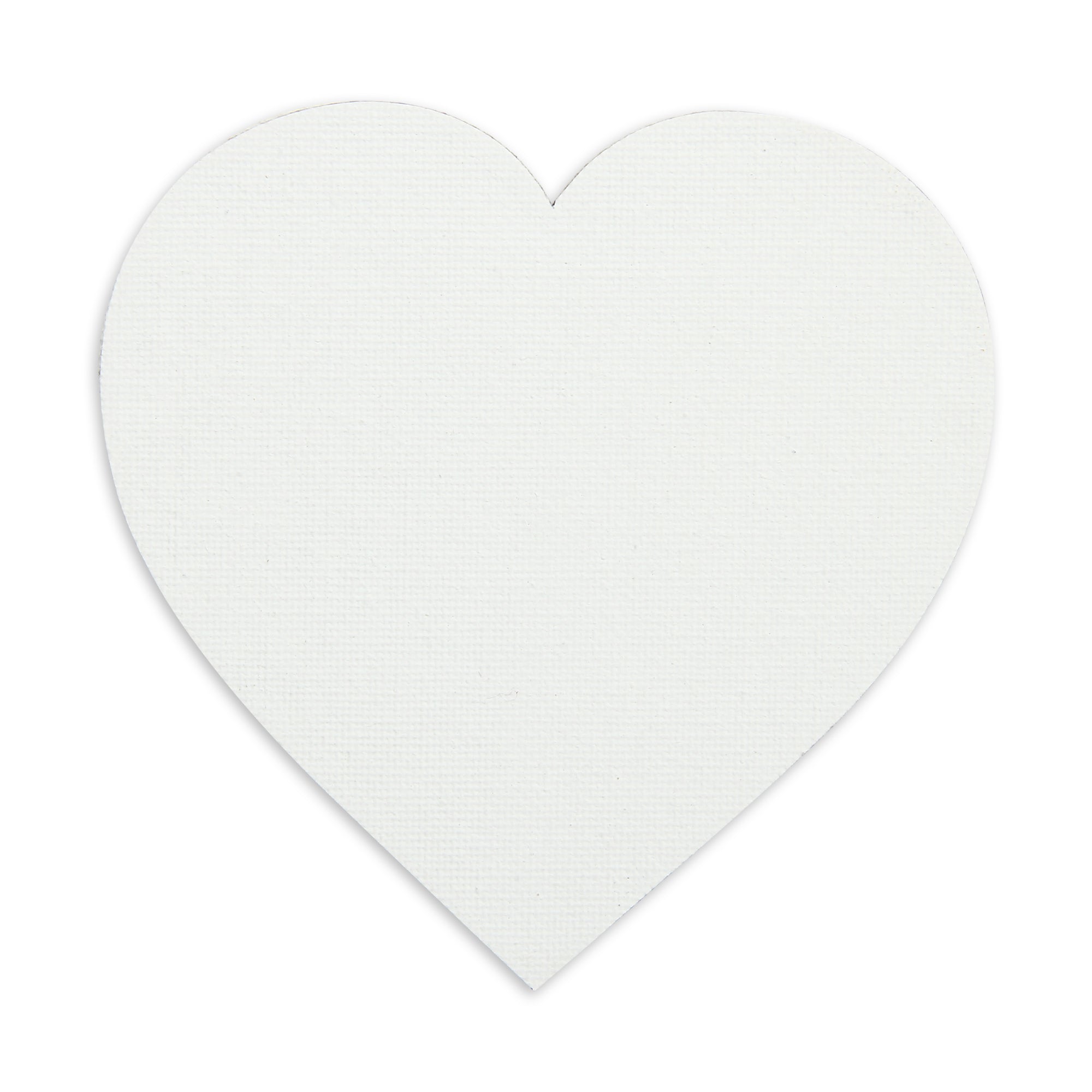 Canvas Board Heart 6 X 6Inch 230Gsm 2Mm Thick 4Pc Shrink Lb