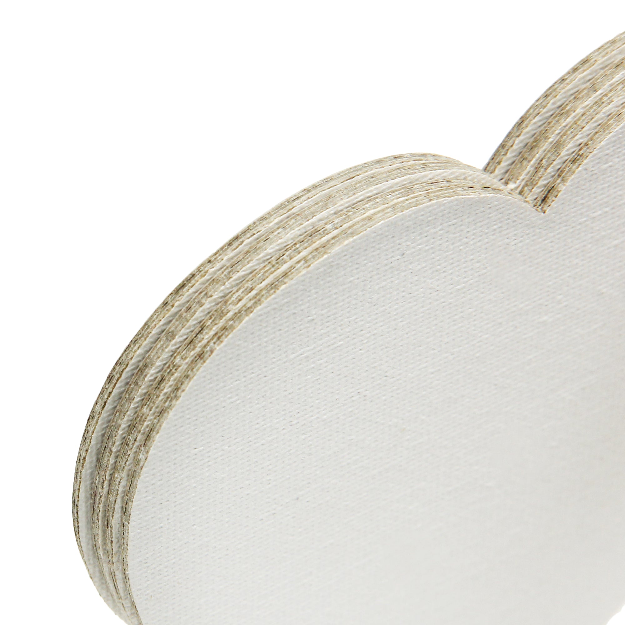 Canvas Board Heart 12 X 12Inch 230Gsm 2Mm Thick 4Pc Shrink Lb