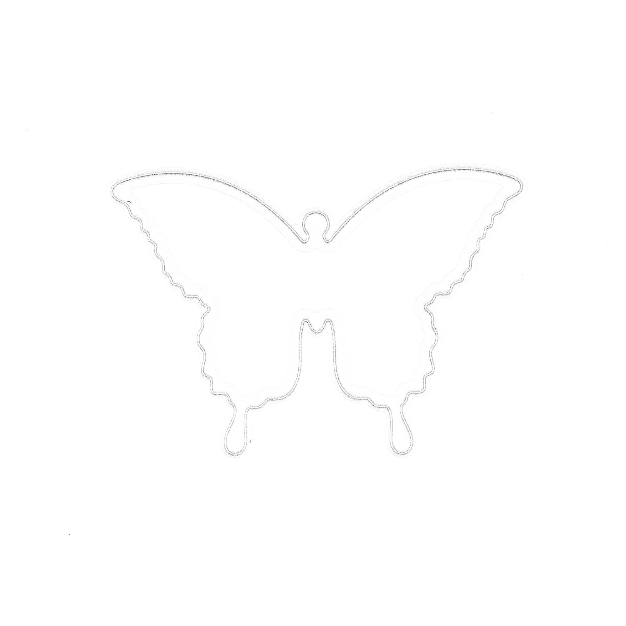 Thin Cut Dies Beauteous Butterflies 6.7 X 5.1Cm 6.6 X 5Cm 2Pc