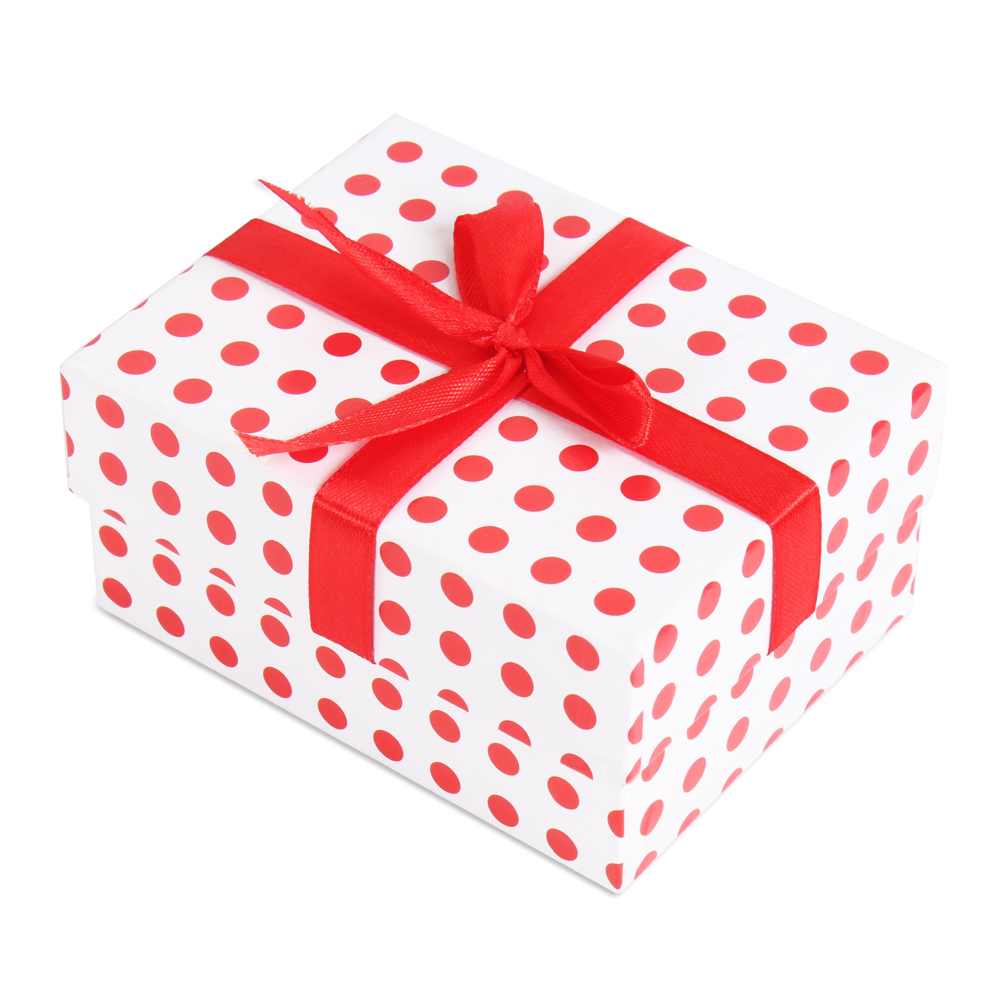 Gift Box Red Polka L10.5 X W8 X D5.4(cm) 1pc