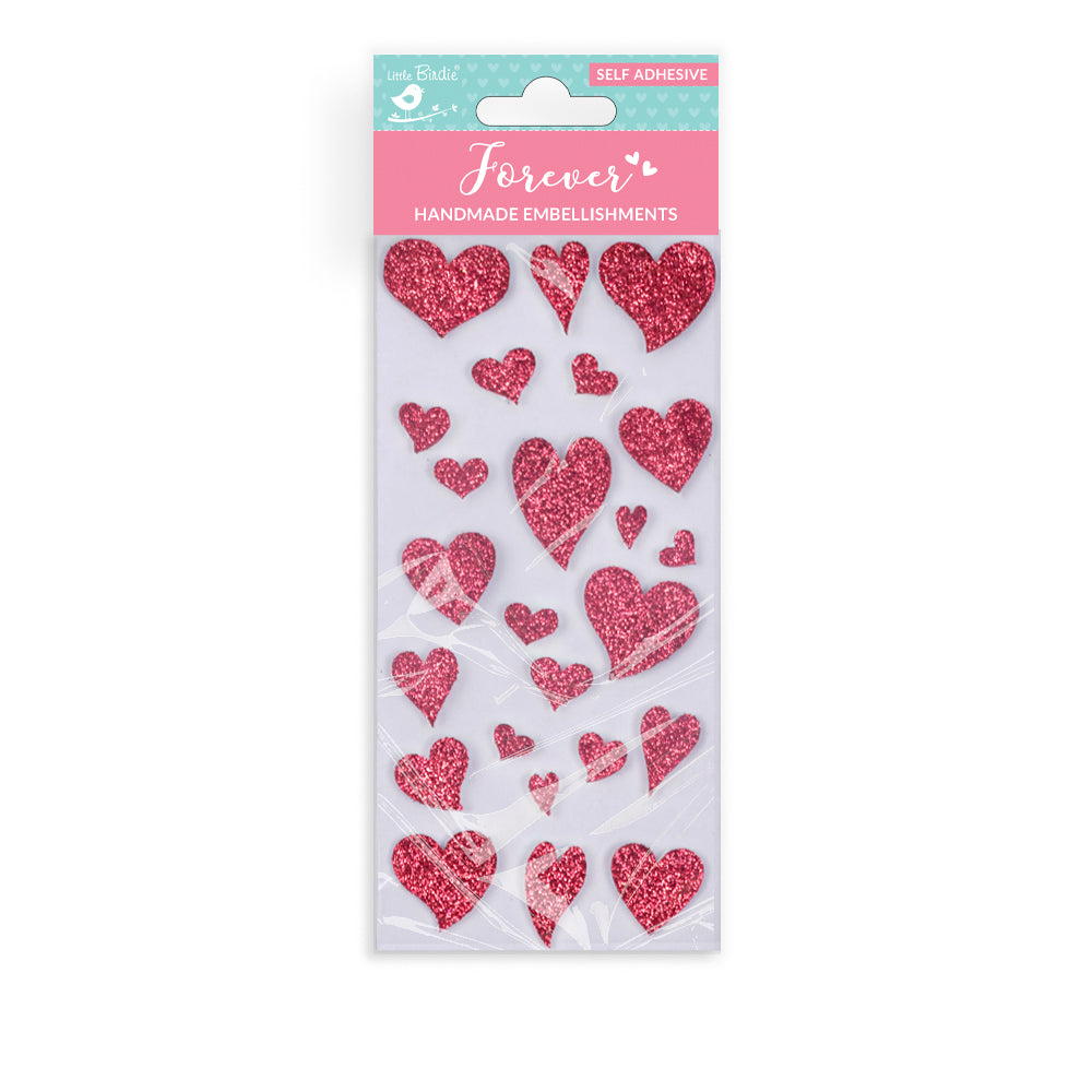 Stickers Loving Hearts 24Pc Pbci Lb
