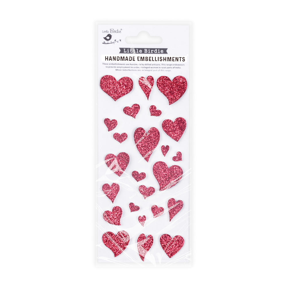 Stickers Loving Hearts 24Pc Pbci Lb