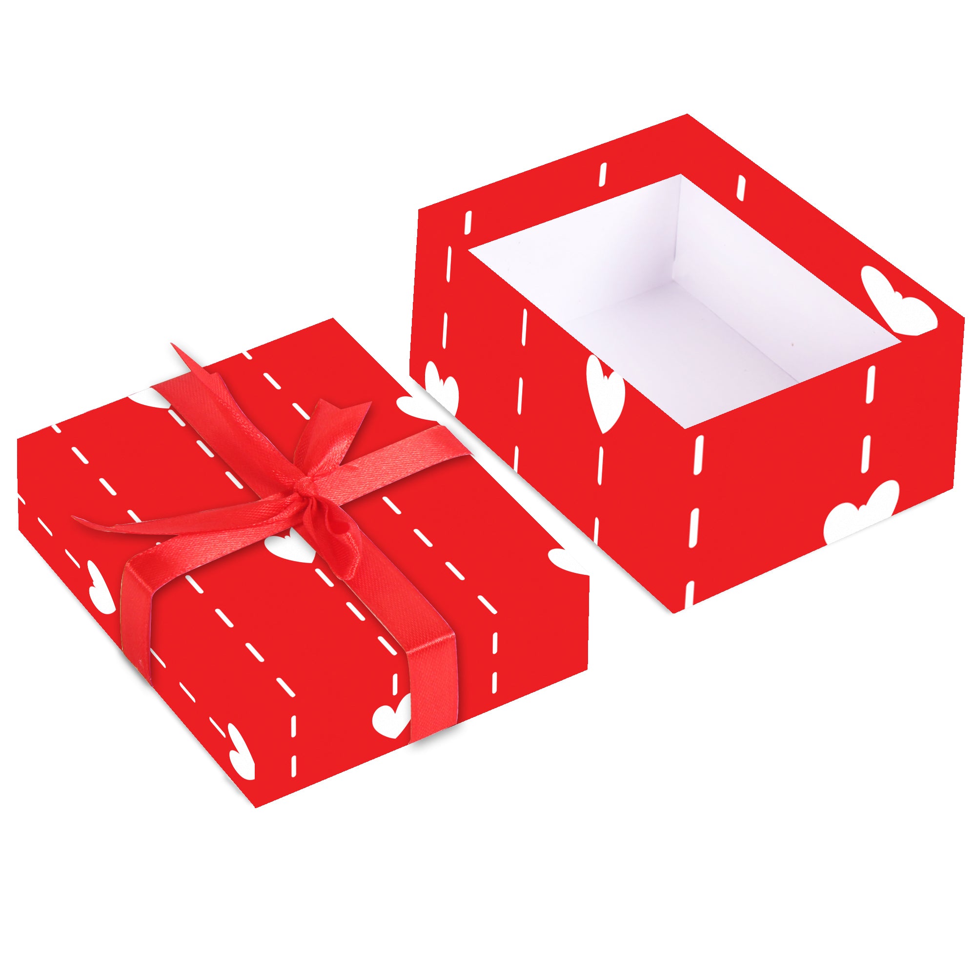 Gift Box Always Love With Bow L10.5 X W8 X D5.4(cm)  1pc