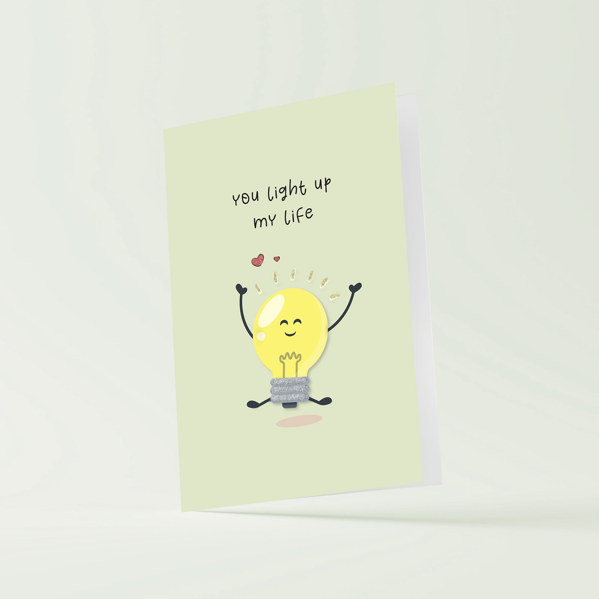 Greeting Card & Envelope Light Of My Life 4 X 6Inch Approx