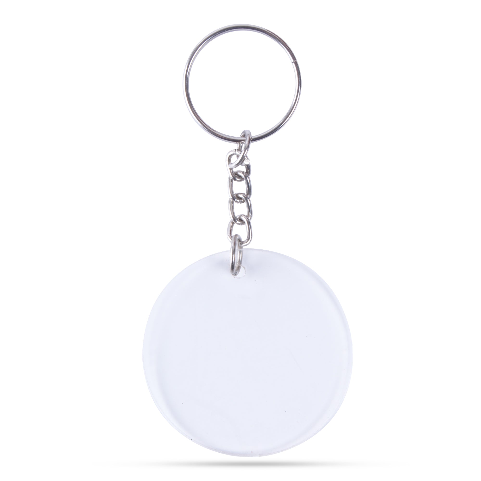 Acrylic Key Chain Round 5Cm Dia Approx Thick Pc - Main Image