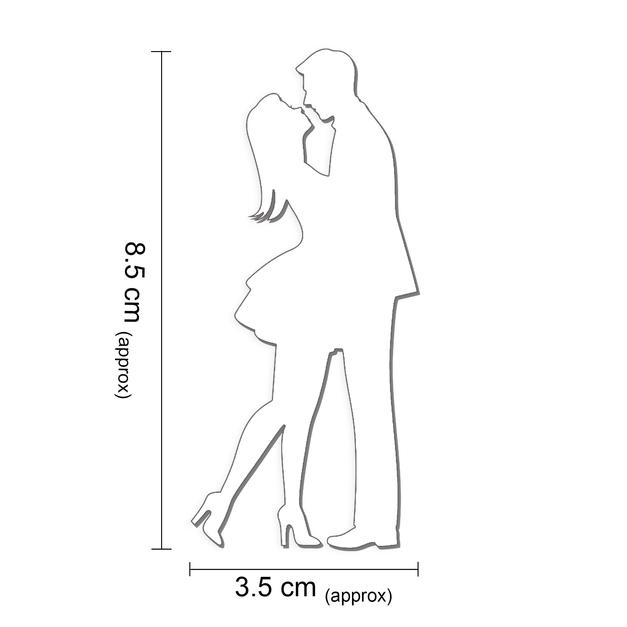 Primed Chipboard Romantic Duo 8.5 X 3.5Cm 1Pc Pbci Lb