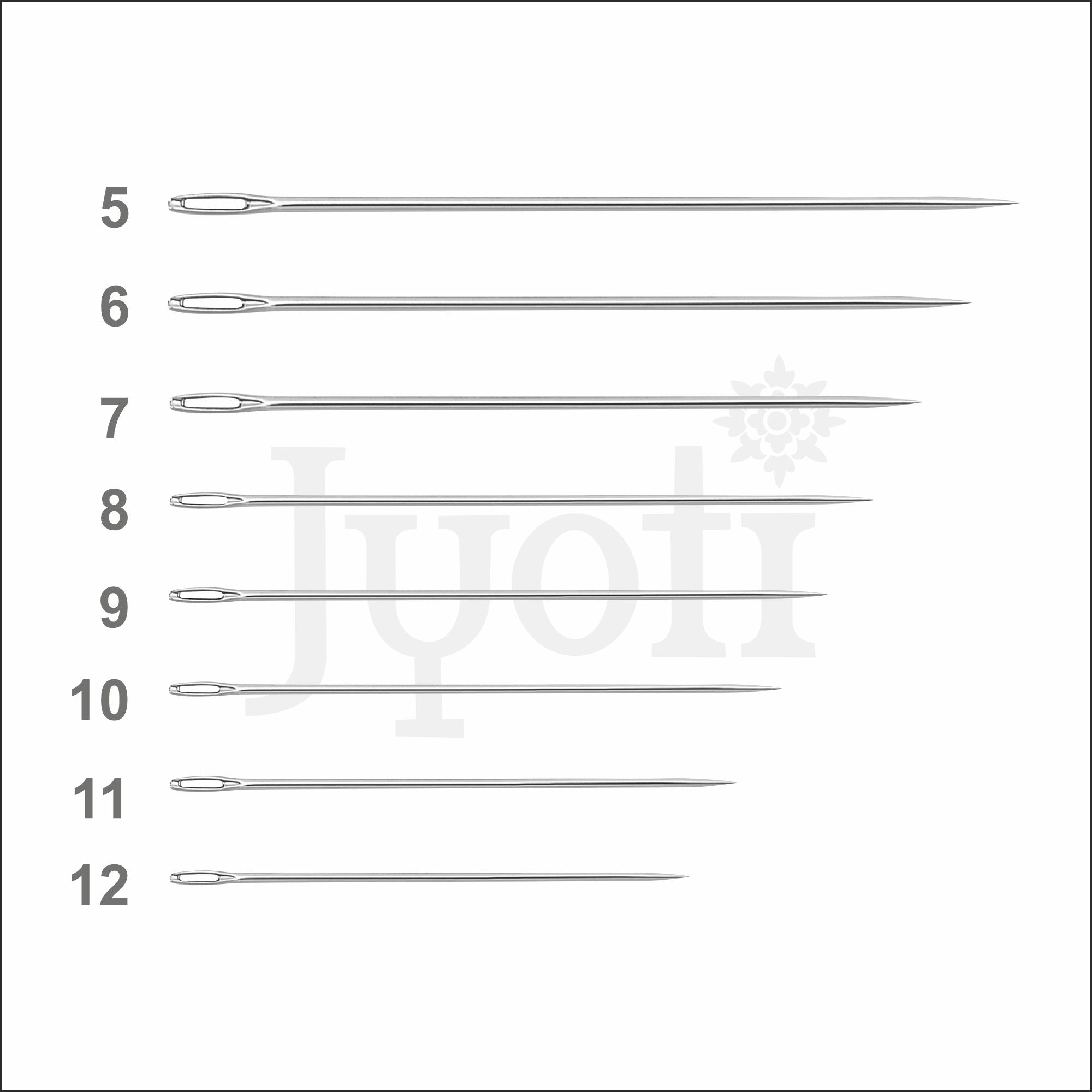 Sewing Needle Long Darners 3.5Inch 20Pc Pbhc Jy