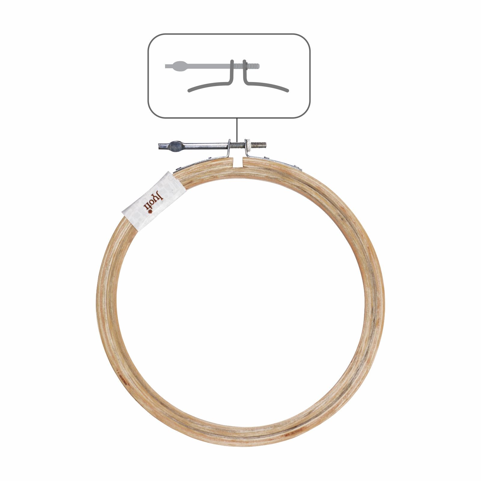 Bamboo Embroidery Ring 12`` 1Pc Ib