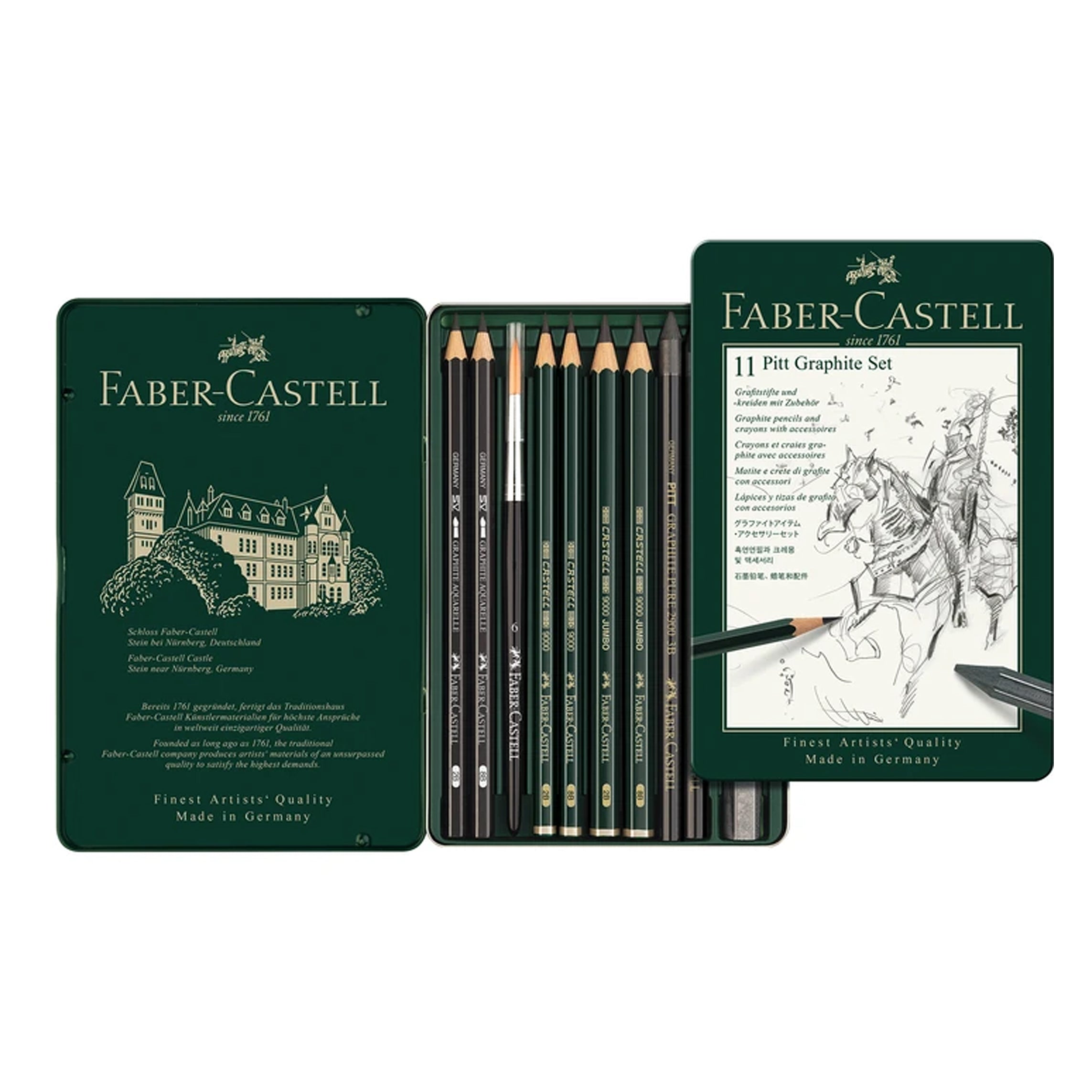 Faber Castell- Pitt Graphite Set Of 11