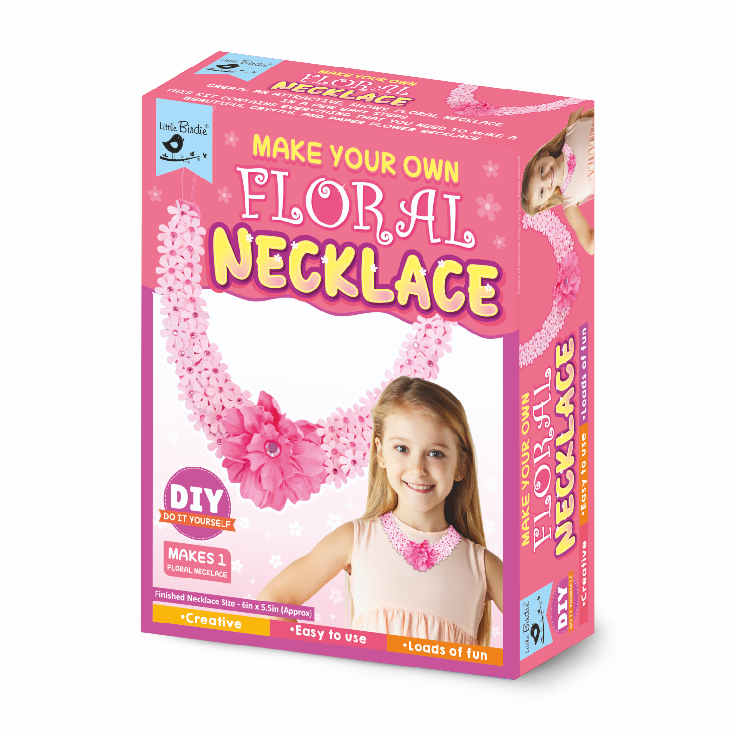 Diy Make Your Own Floral Necklace Kit 1 Box Lb