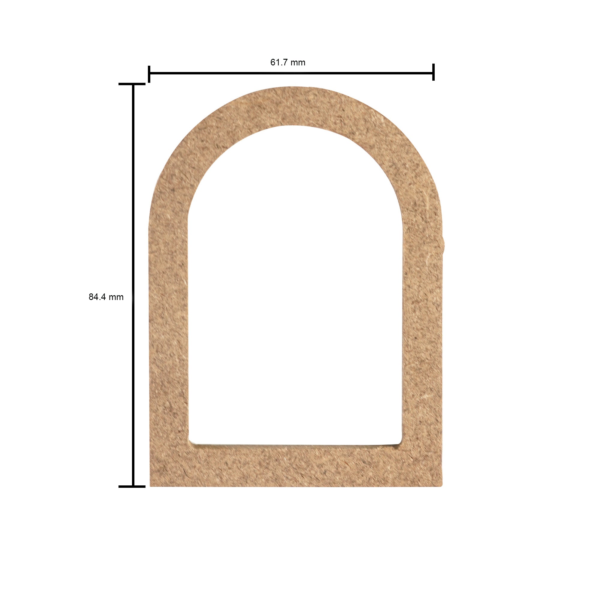 Build A Home Box Chajja For Arch Window W61.7 X H84.4 mm 1pc