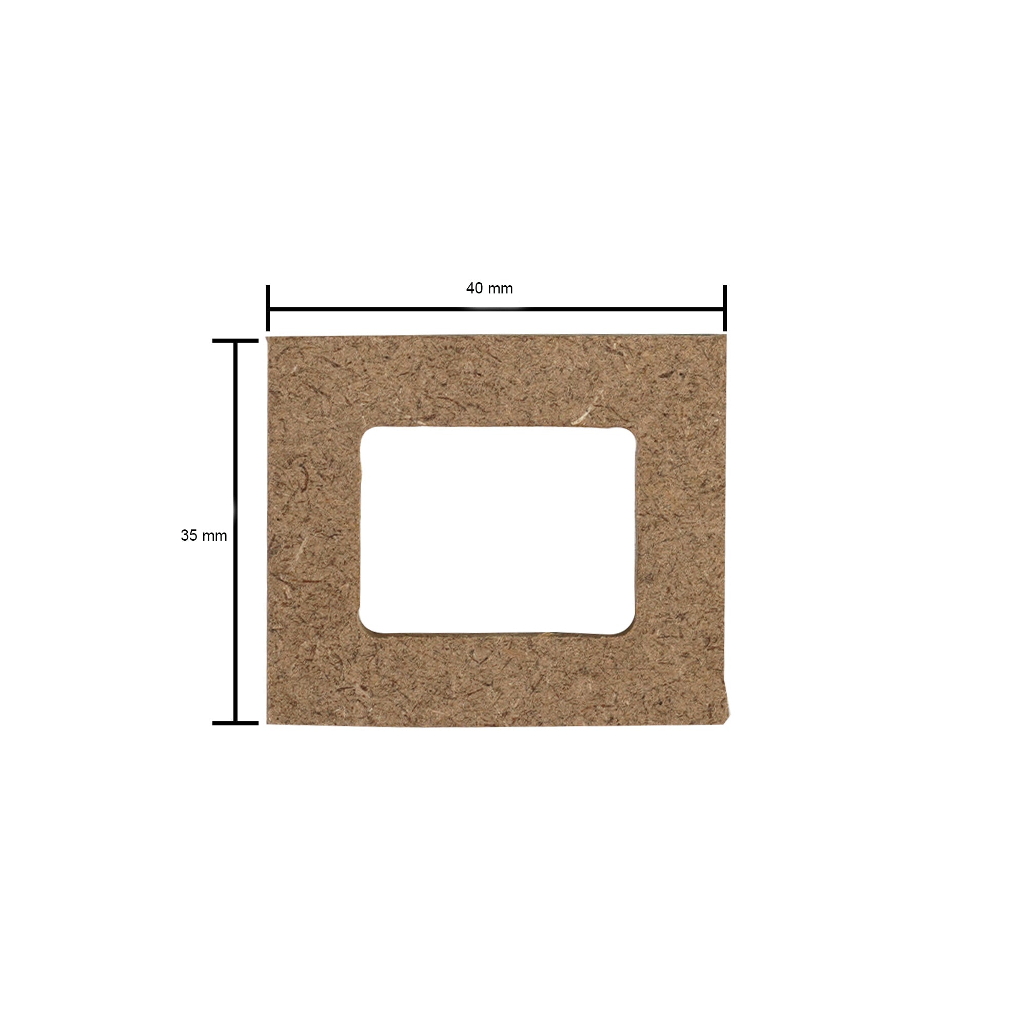 Build A Home Box Chajja For Small Window W41.3 X H35.3mm 1pc