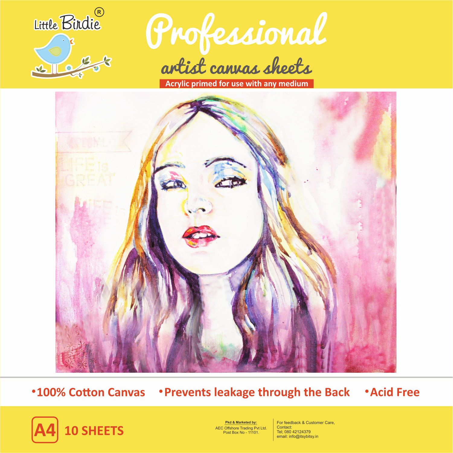 Canvas Sheets A4 10Sheets