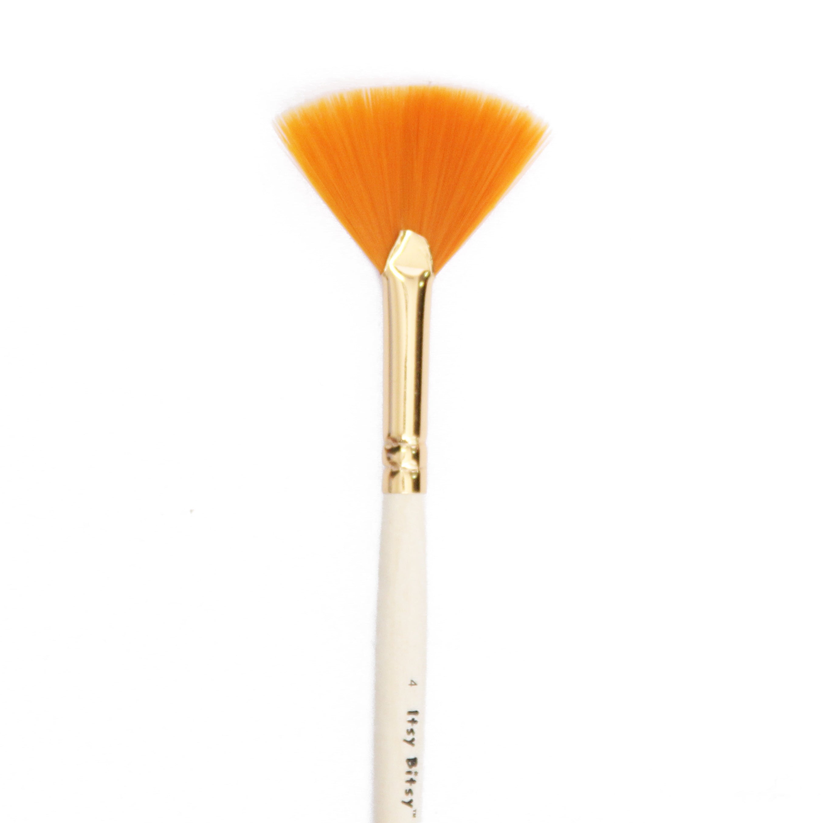 Synthetic Hair Fan Brush Size -4 Golds