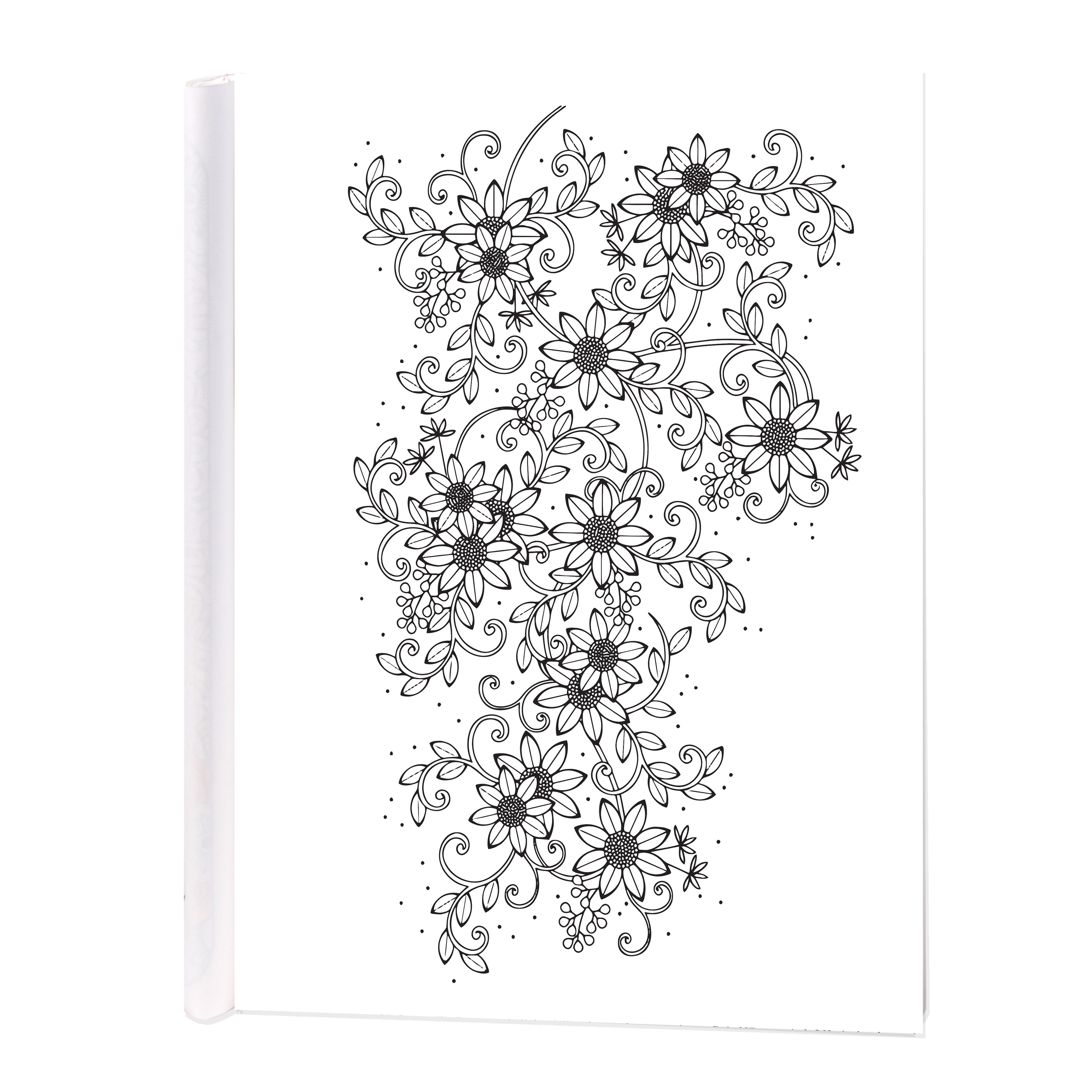 Blooms Colouring Book Lb