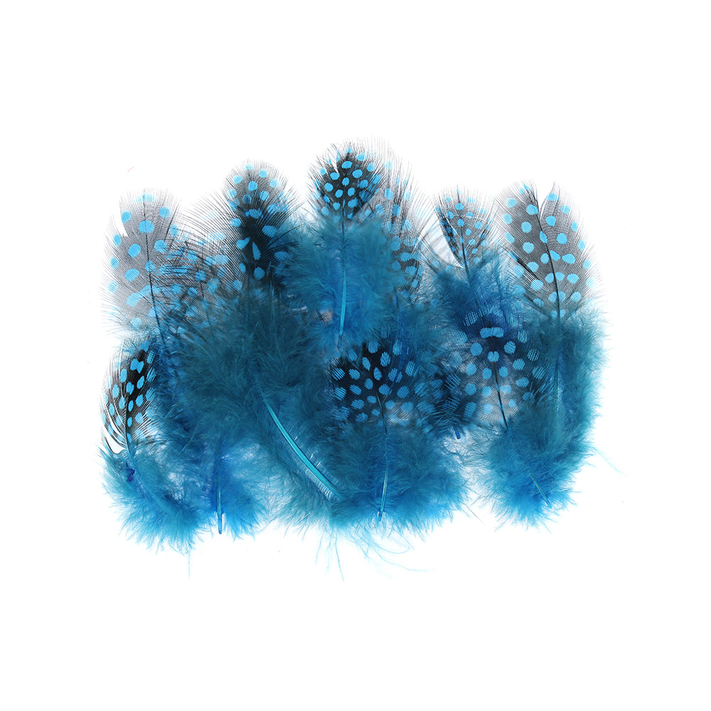 Boho Feathers Blue 15Pcs Pb Ib