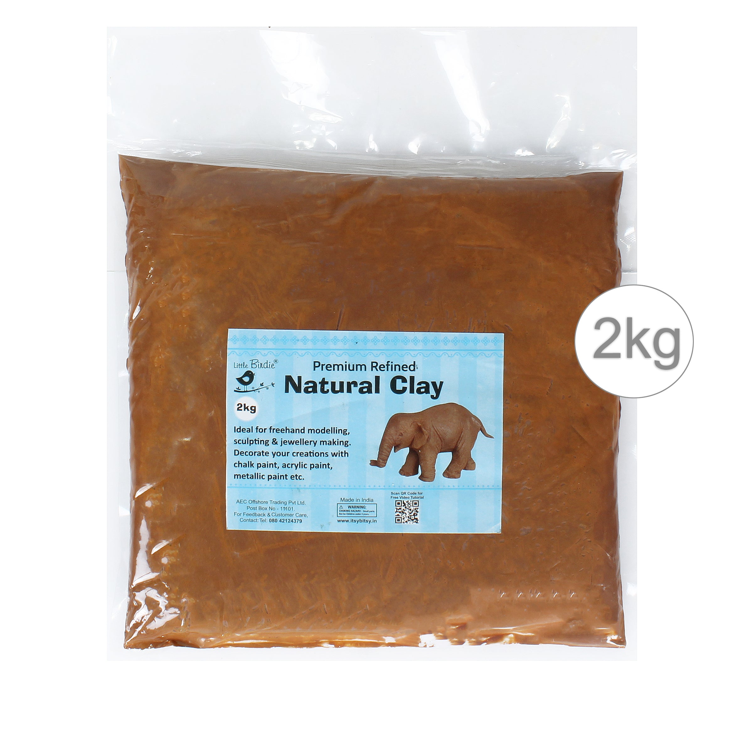 Clay Natural 2Kg Ib