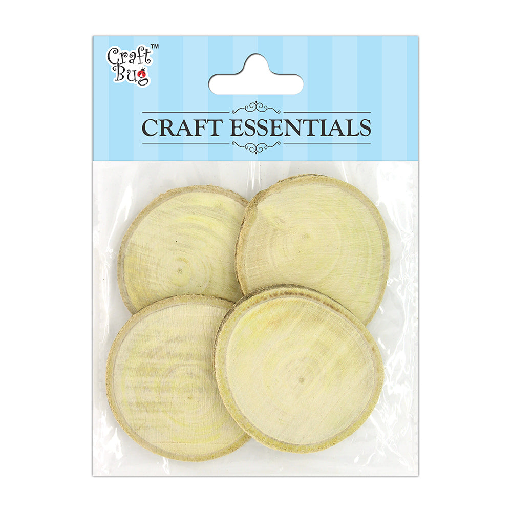 Wooden Discs 65Mmx6Mm 4Pc