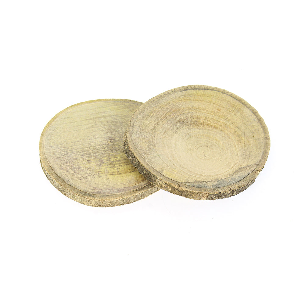 Wooden Discs 90Mmx7Mm Approx 2Pc Ib