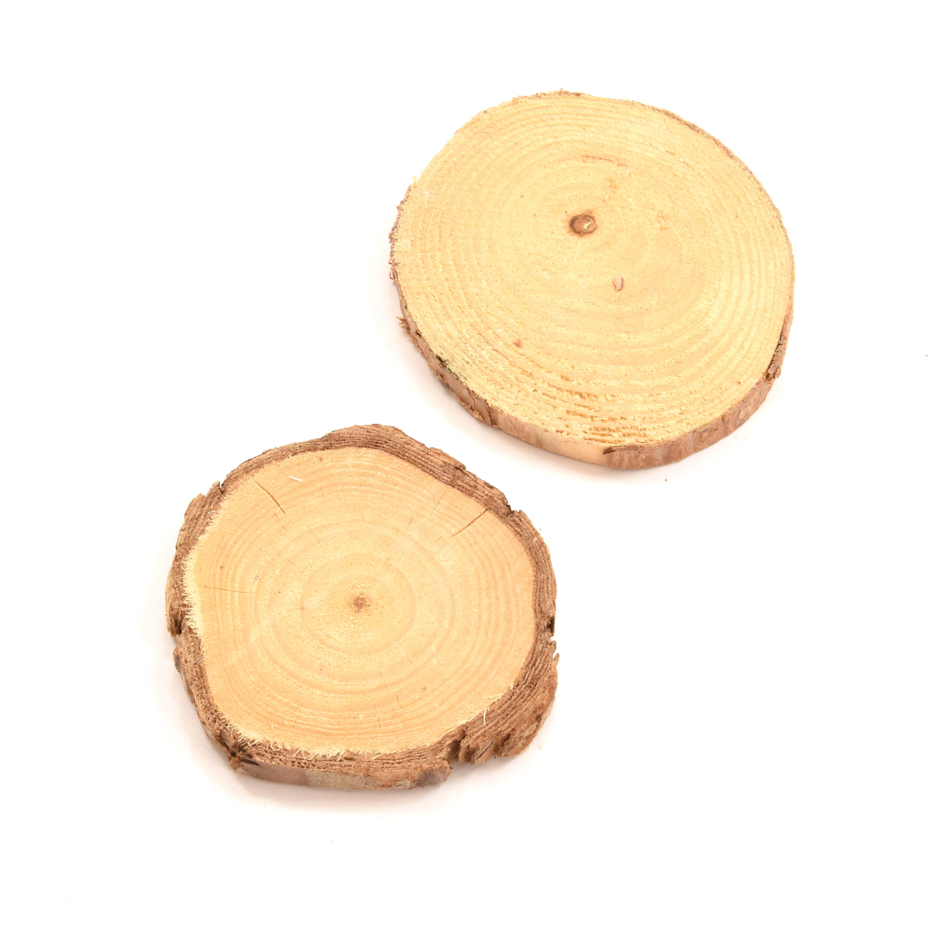 Wooden Slice - APX 7 cm 2Pc