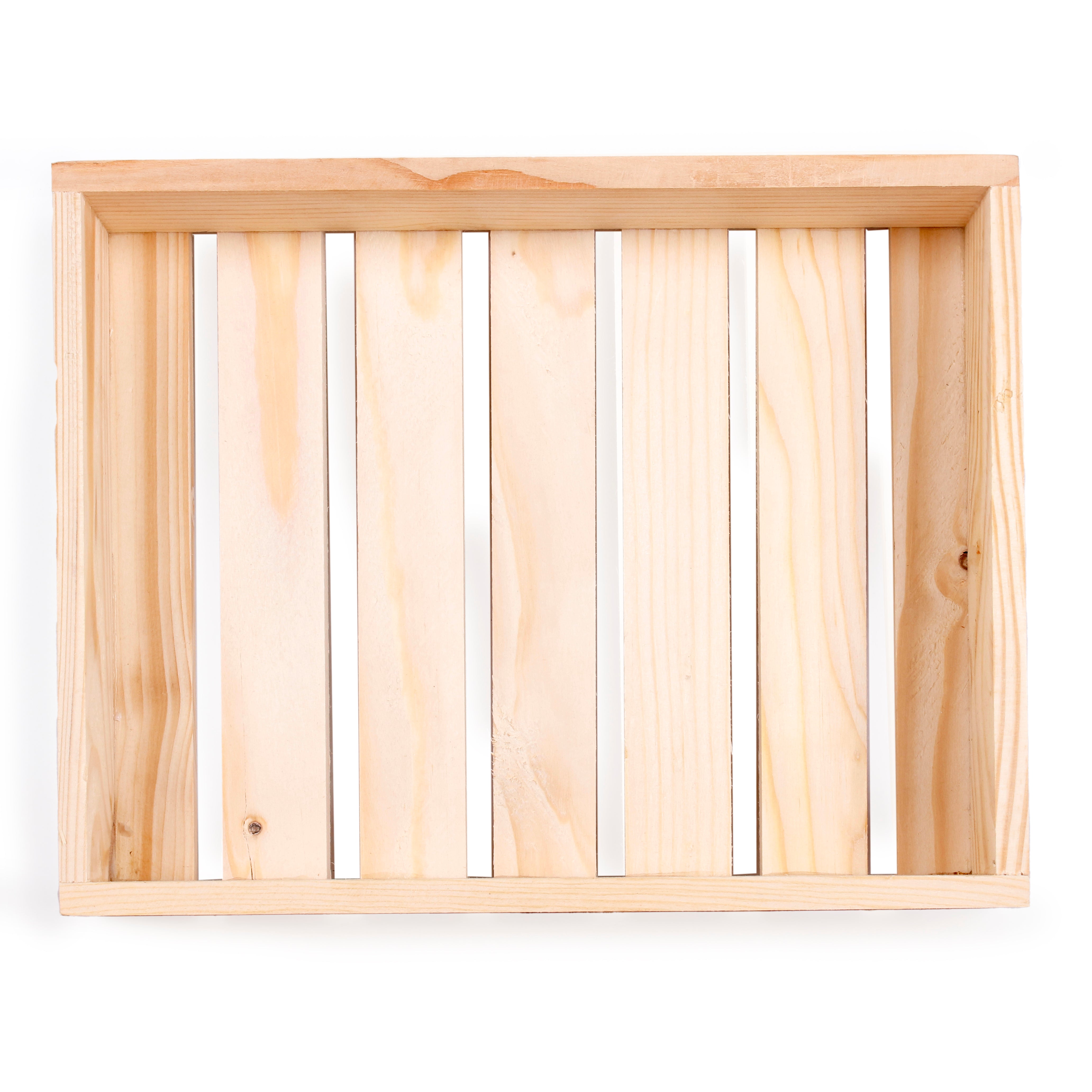 Wooden Multipurpose Slotted Serving Tray 8 X 10 X 2Inch 1Pc Ib