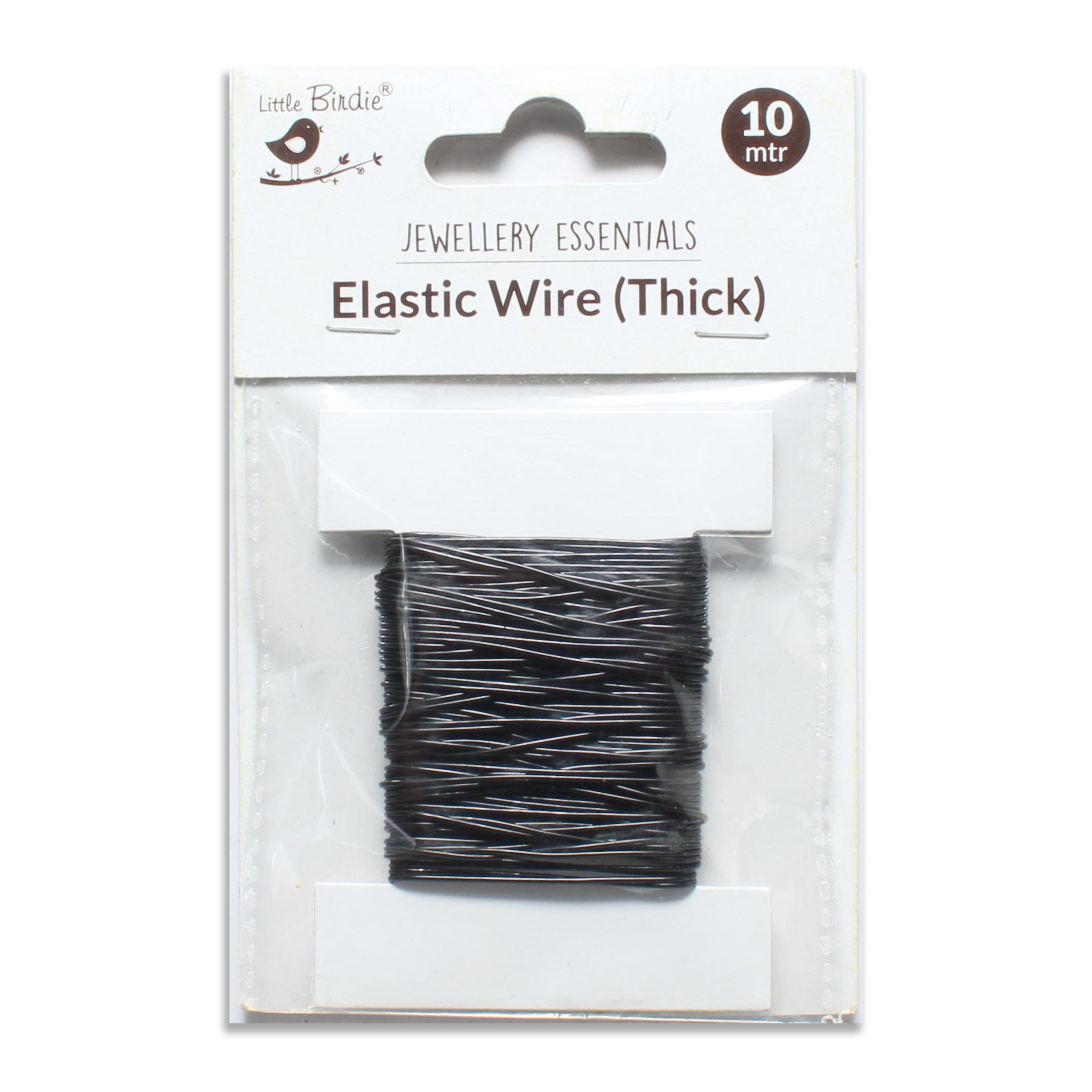 Elastic Black Wire 0.8Mm 10M
