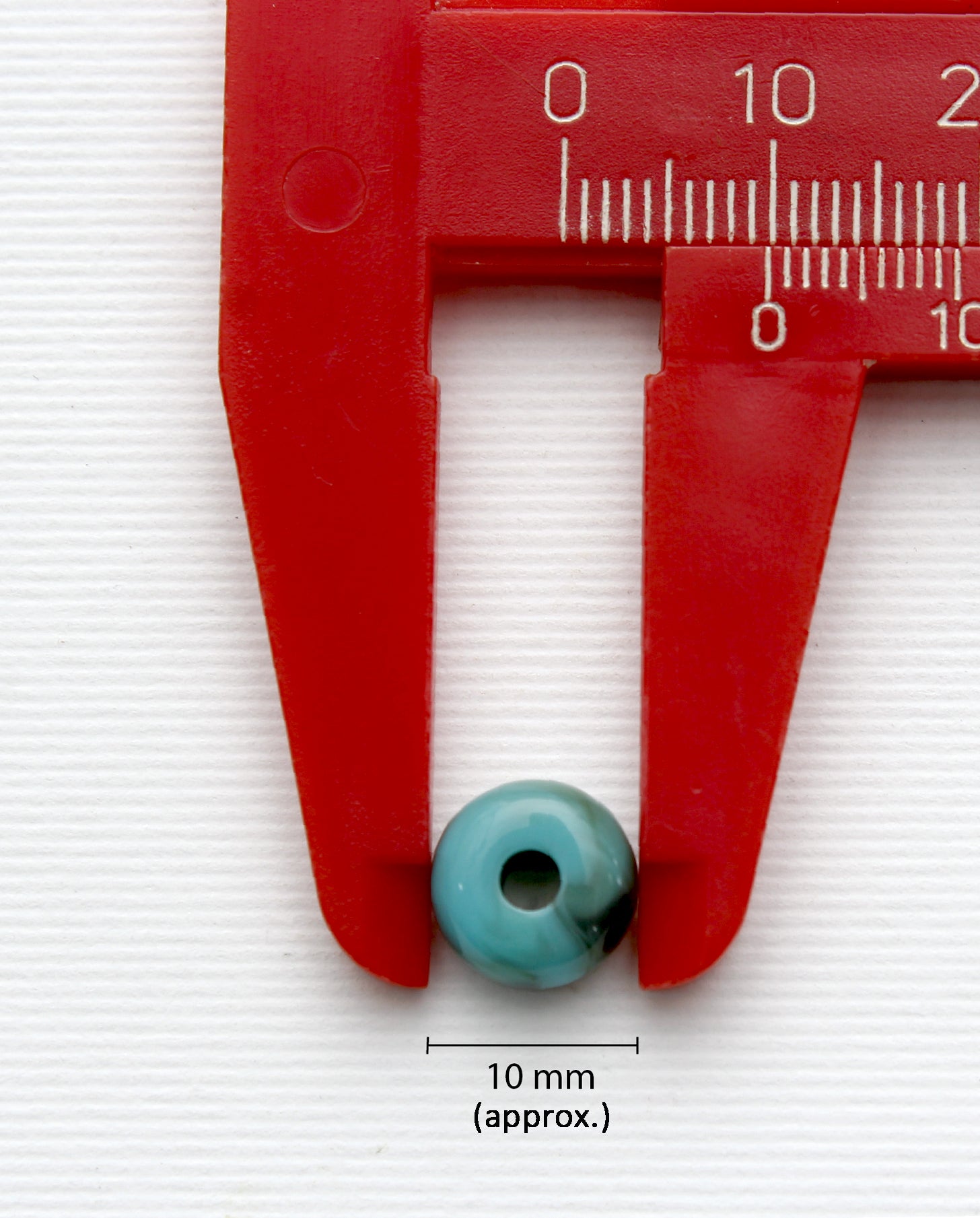 Beads Turquoise Roundel Stone 10Mm X 5Mm 30G Pb Ib