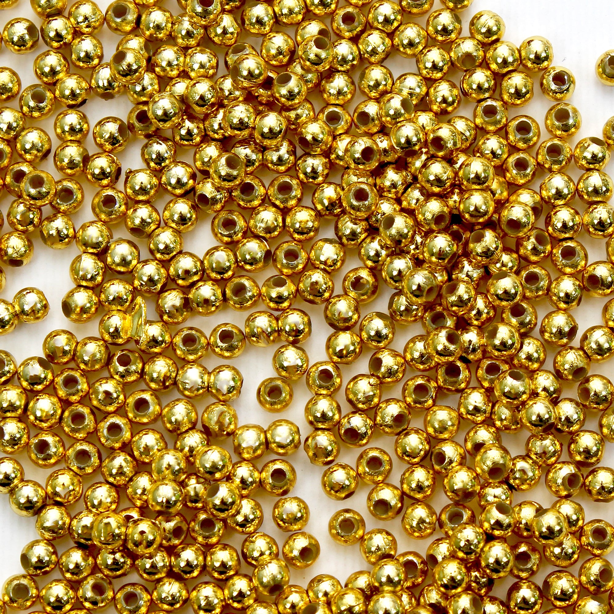 Beads Golden Glow Seed 3Mm X 3Mm 30G Pb Ib