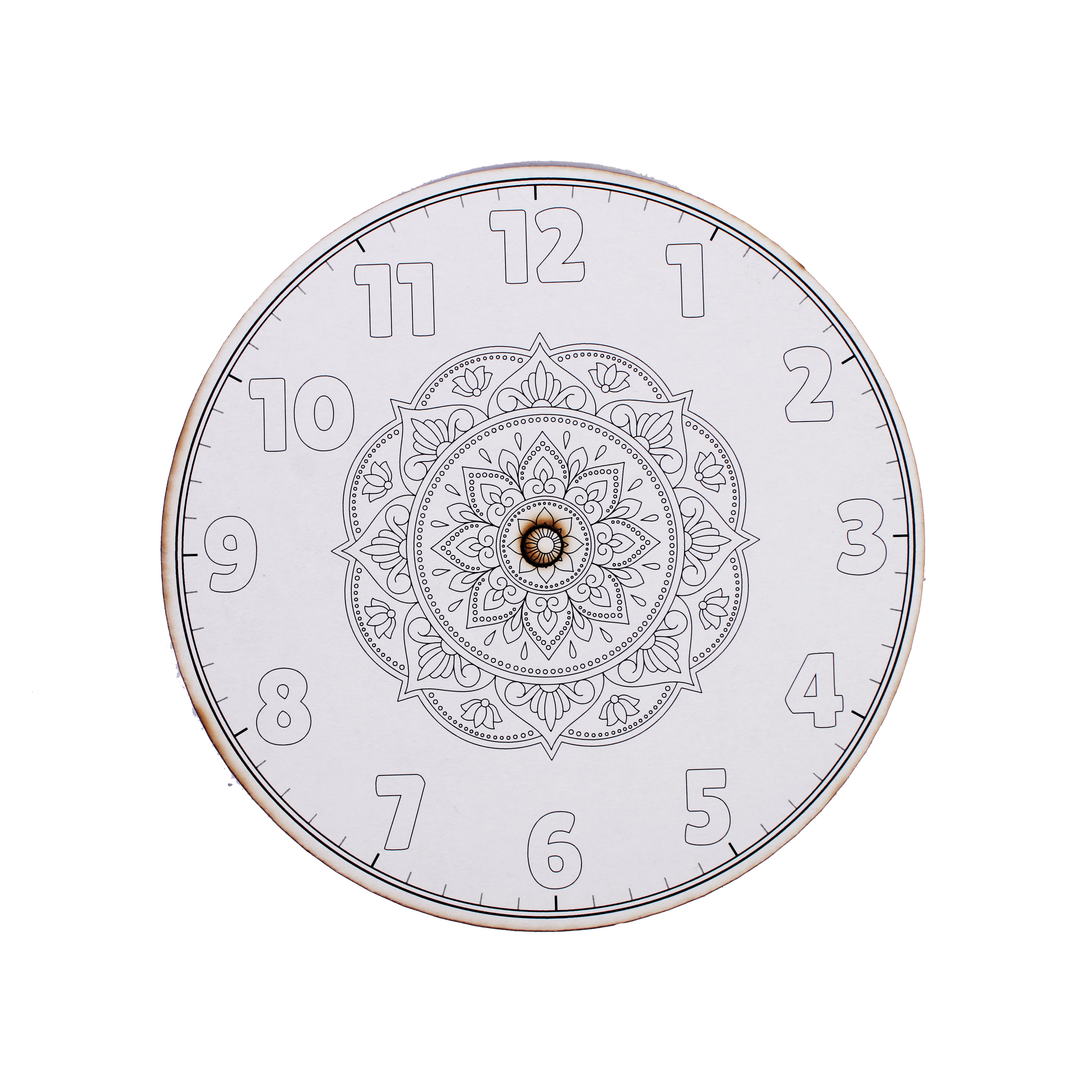 Clock Making Diy Kit Paint And Make A Mandala 1Pack