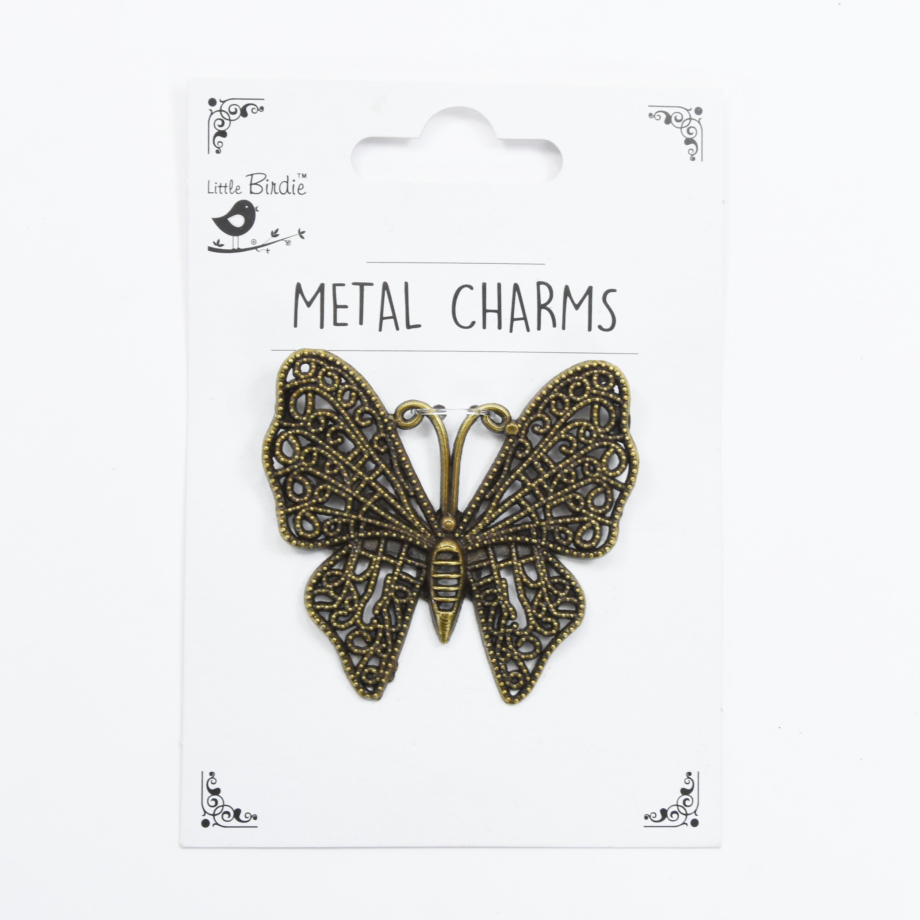 Metal Charms Butterfly Classic 1Pc Pbci Ib
